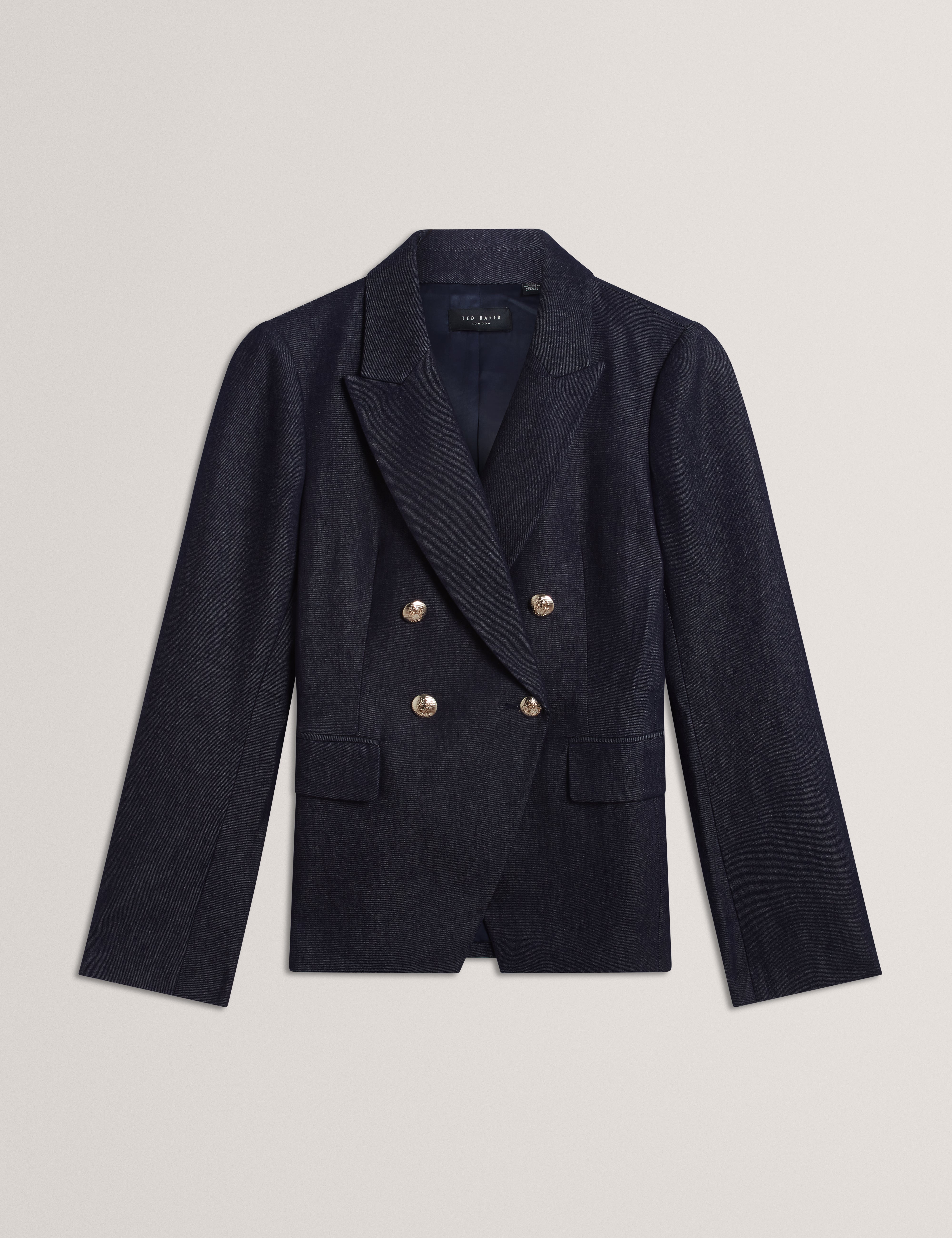 Eliviab Tailored Blazer Dk-Blue