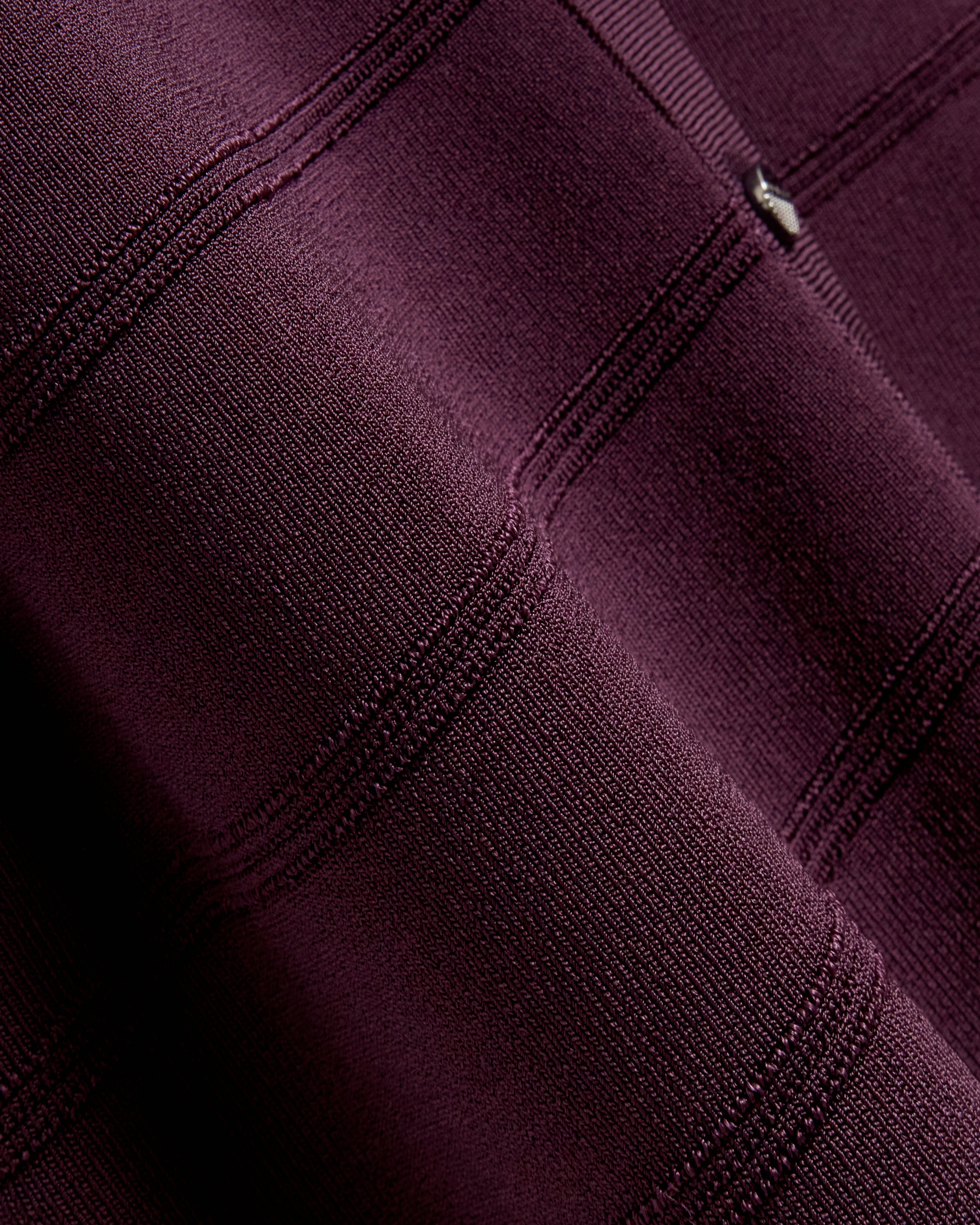Rellia Cropped Bandage Cardigan Dp-Purple