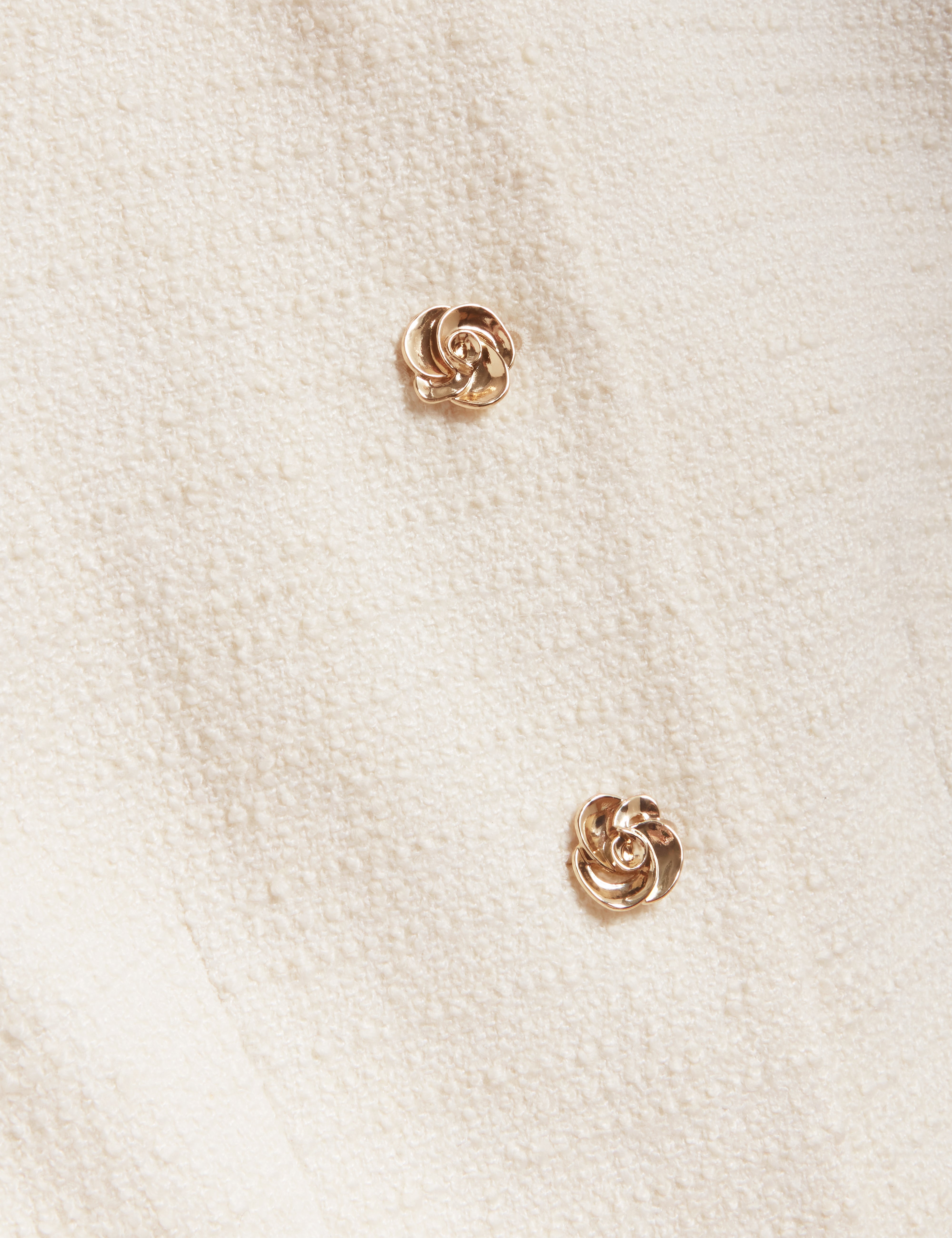 Raddi Tailored Peplum Jacket Ivory