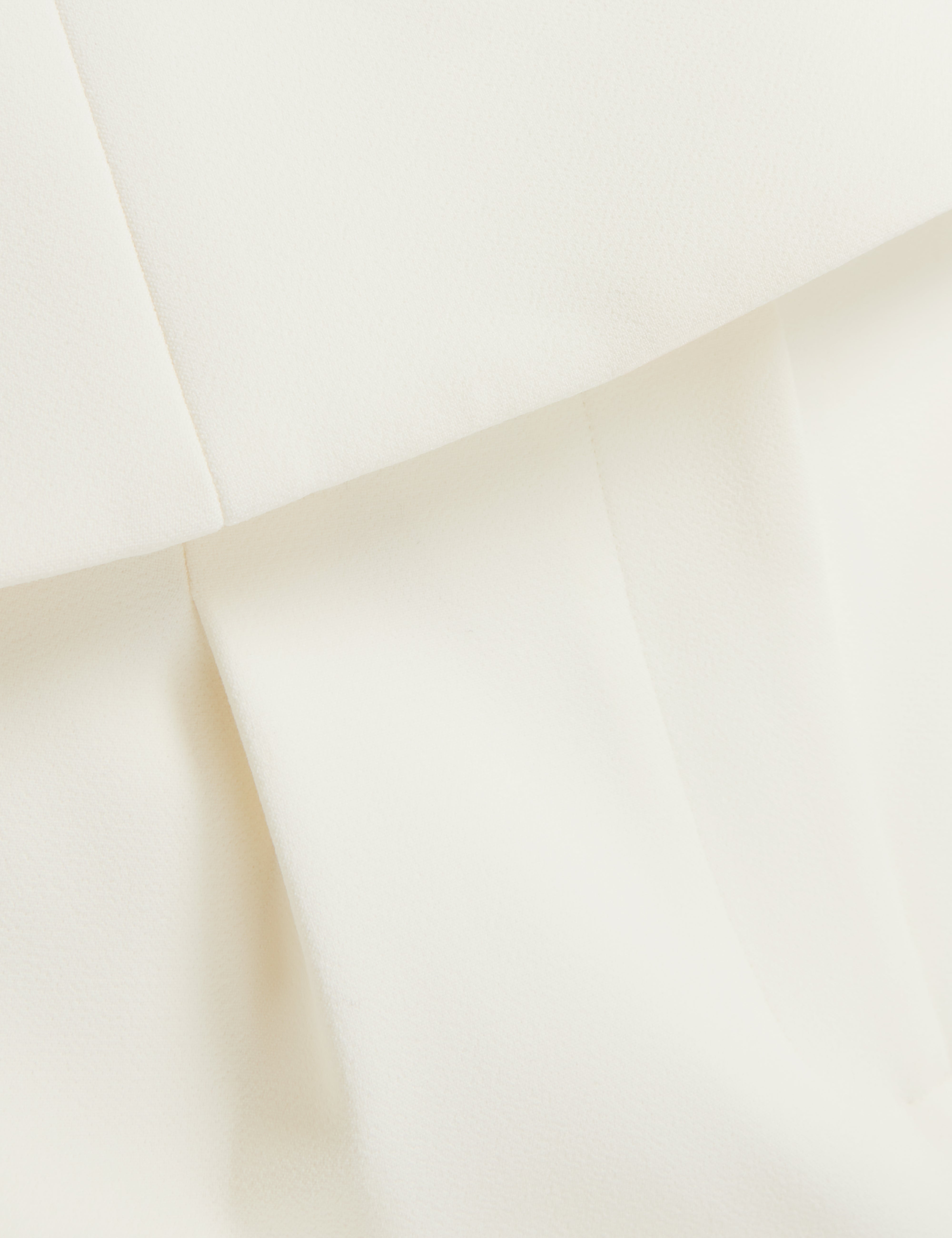Raddij Tailored Strapless Jumpsuit Ivory