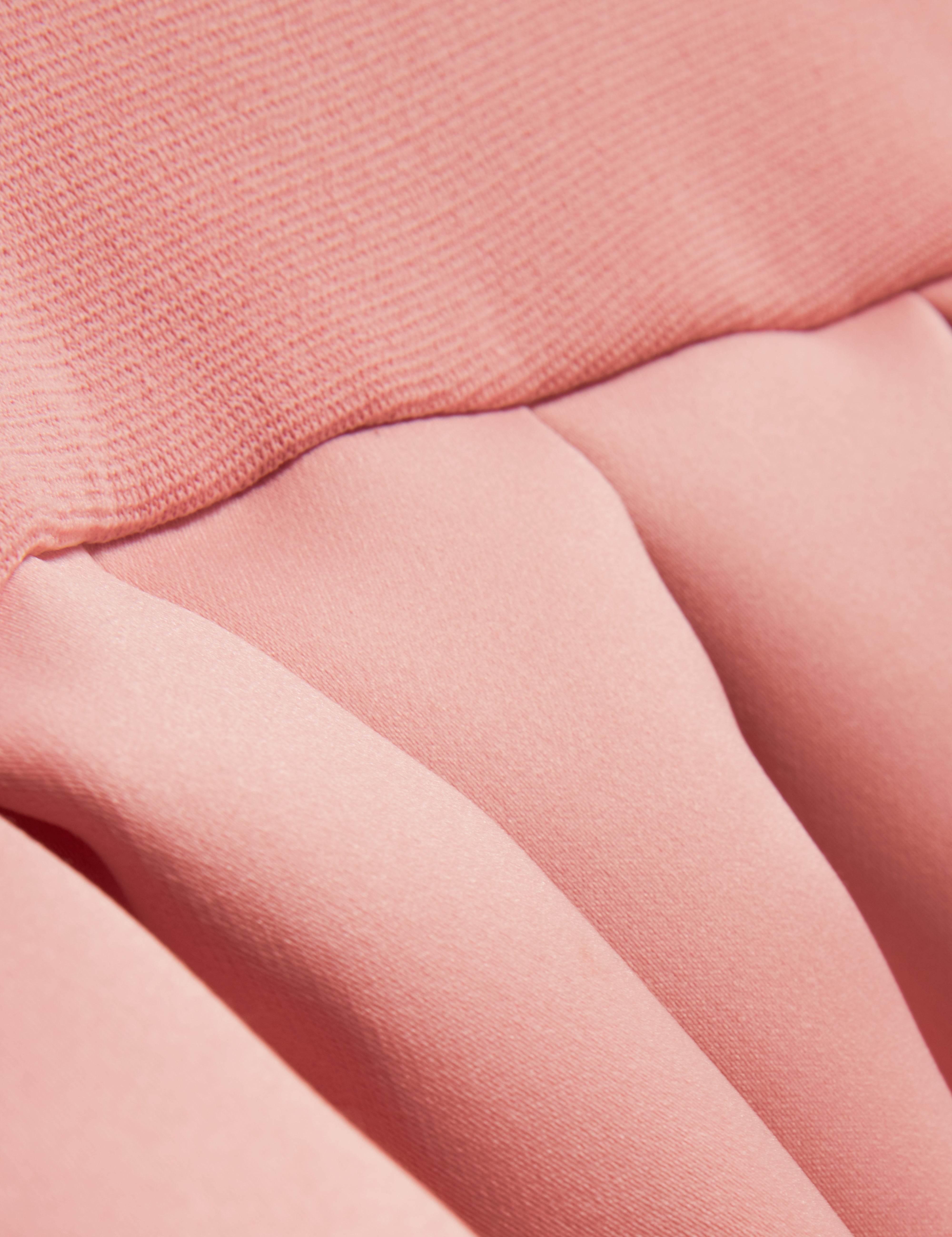 Laveny Woven Mix Mini Dress Pl-Pink