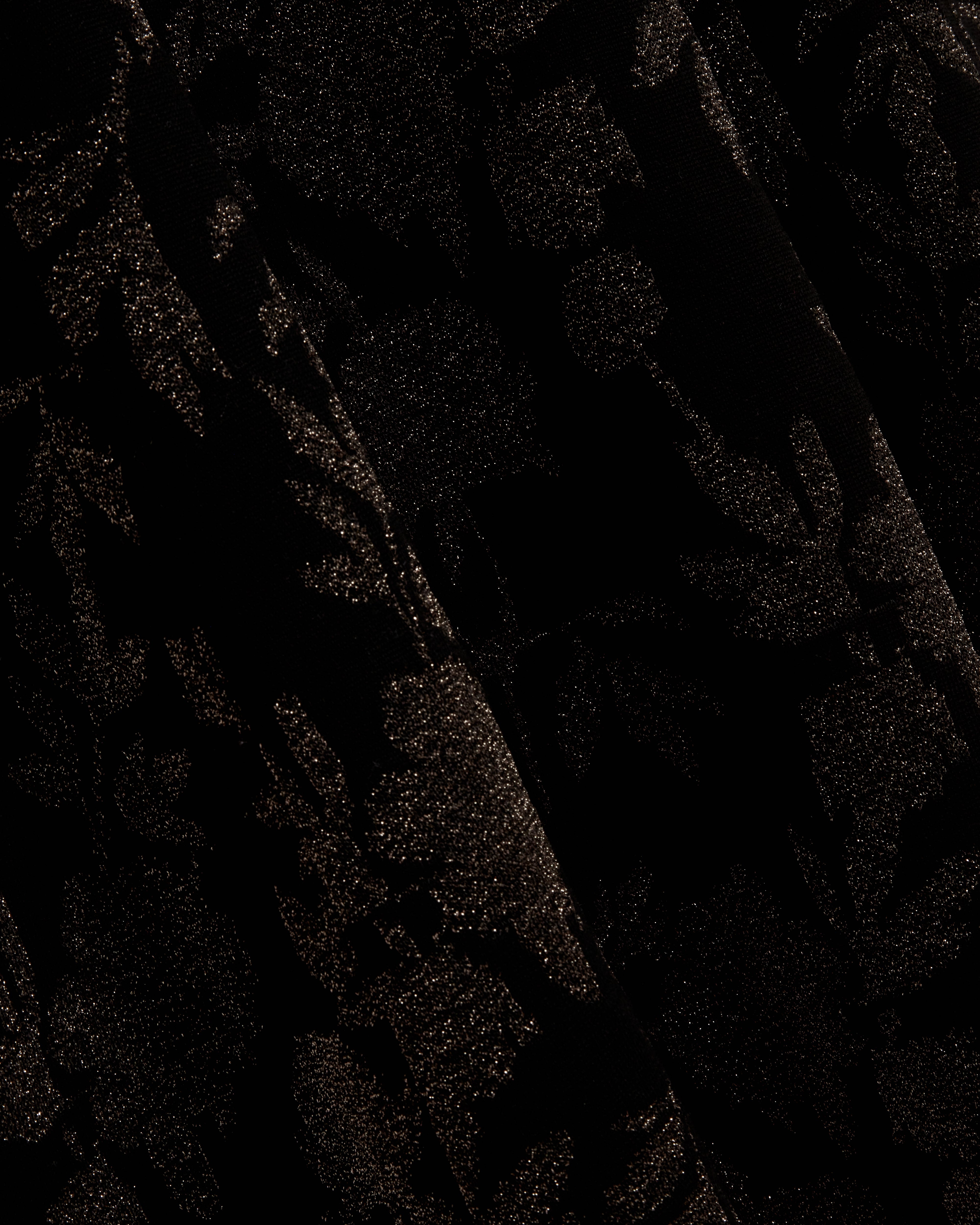 Zolana Jacquard A Line Midi Skirt Black