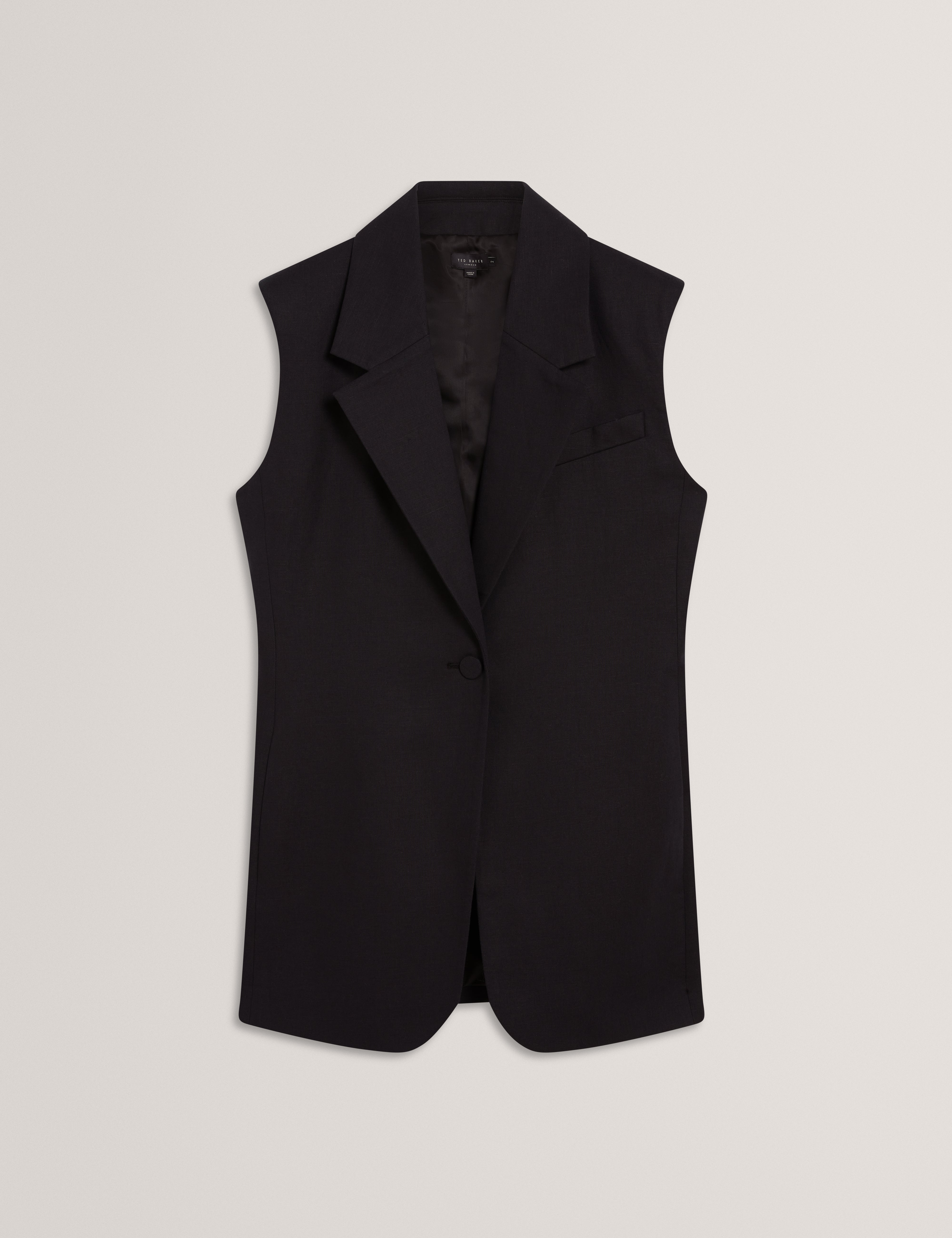 Laanti Tailored Waistcoat Black