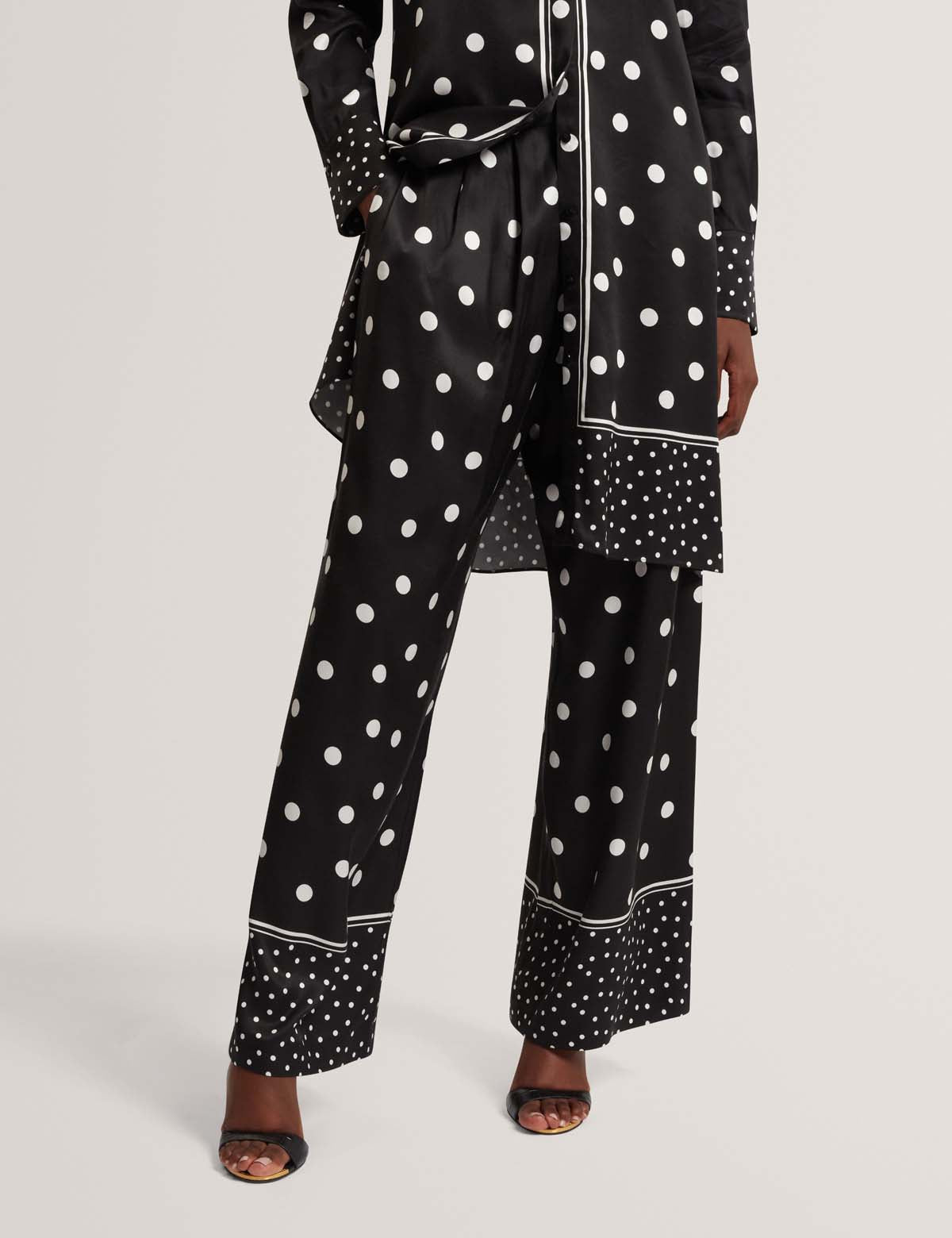 Admiia Printed Trouser Black