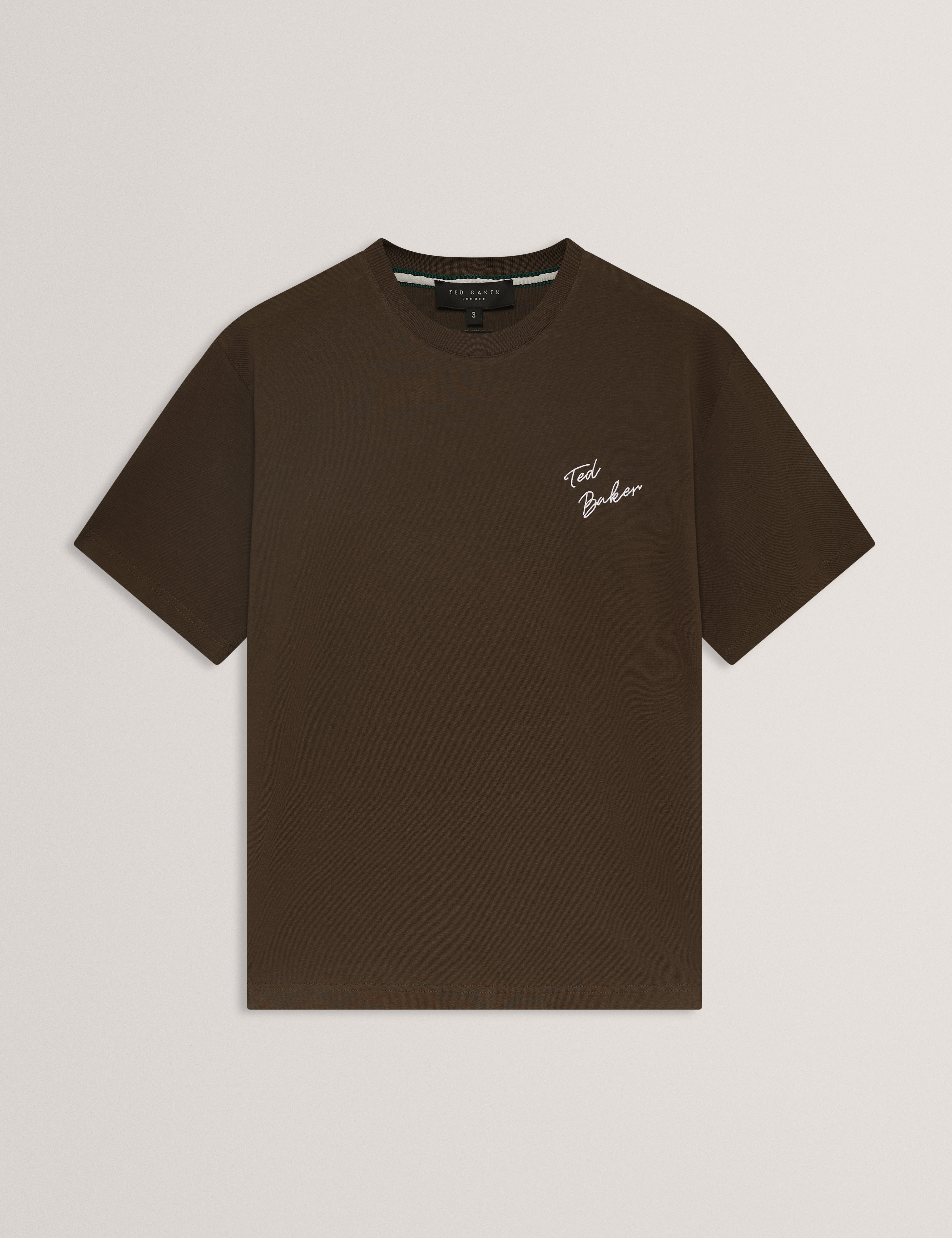 Mayllon Short Sleeve Graphic Relaxed T-Shirt Dk-Brown