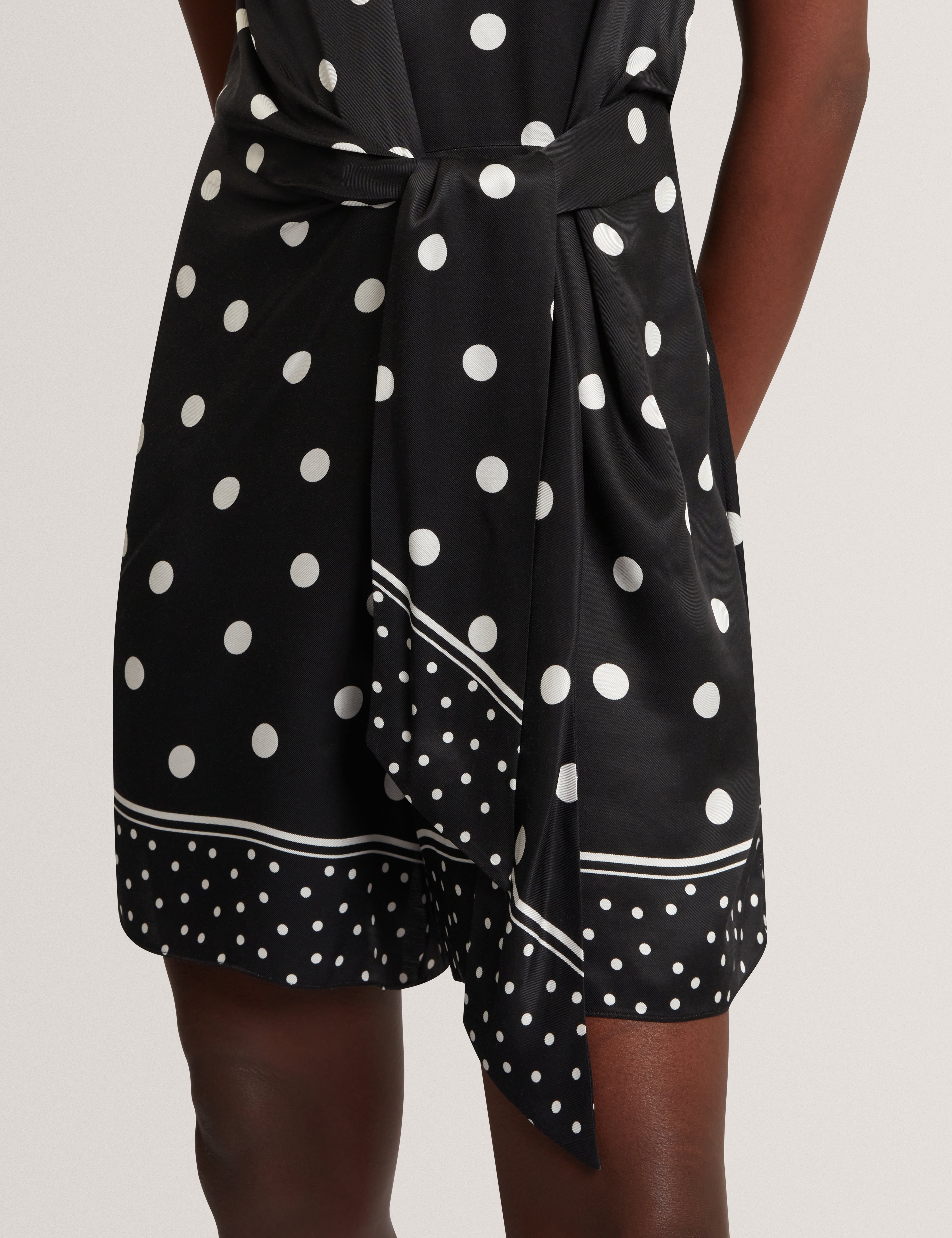 Aciaa Printed Playsuit Black