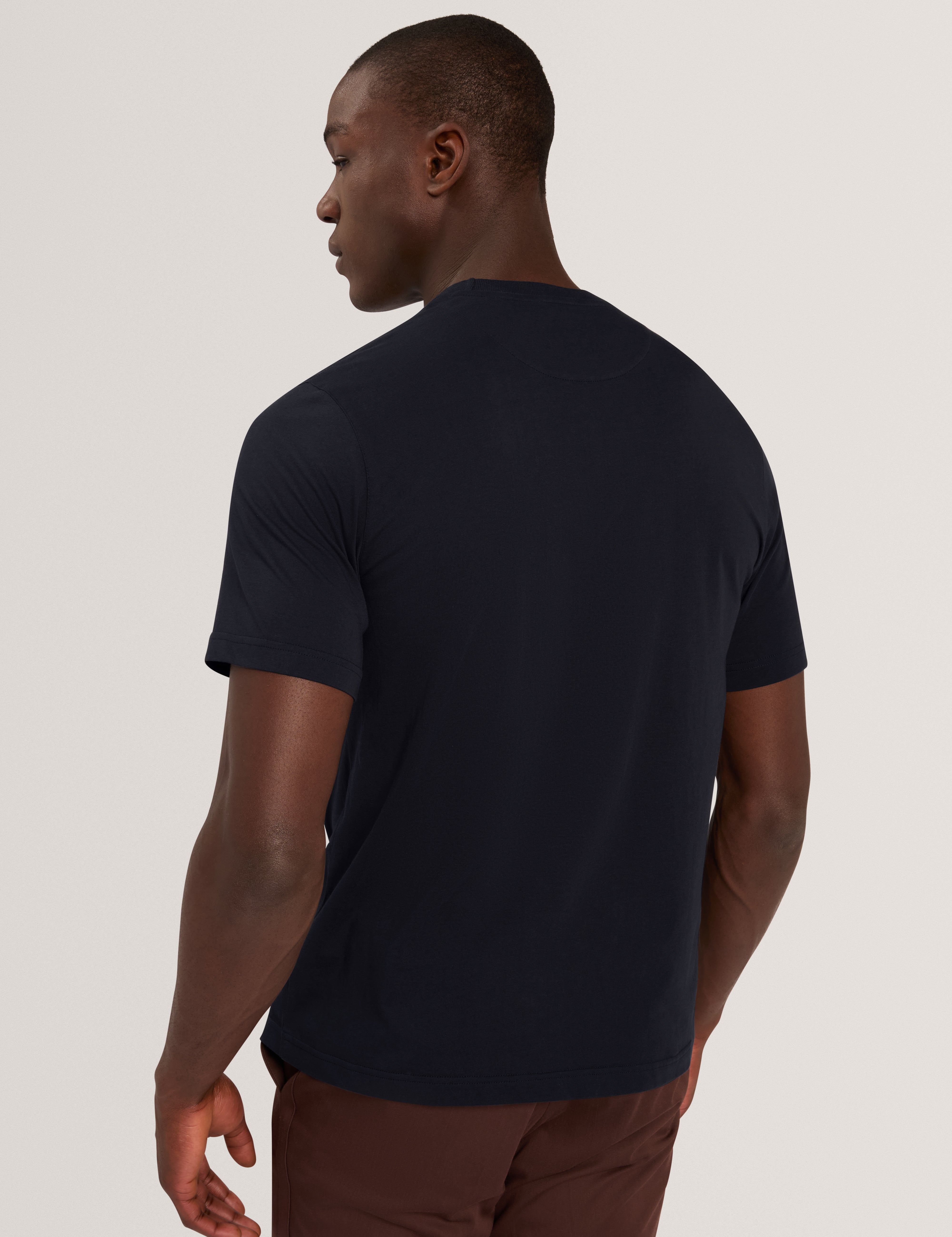 Joof Short Sleeve Regular Box Printed T-Shirt Navy