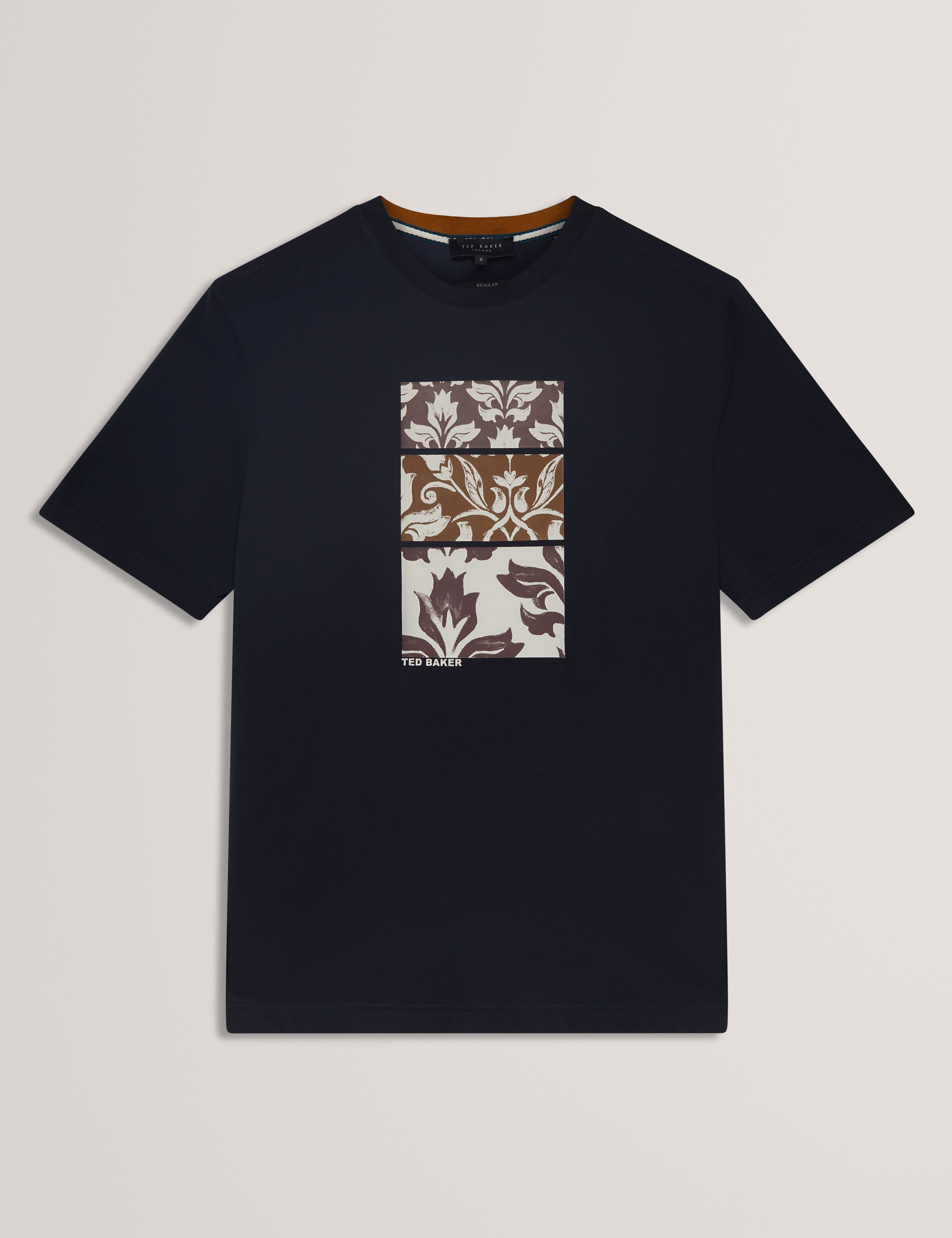 Joof Short Sleeve Regular Box Printed T-Shirt Navy