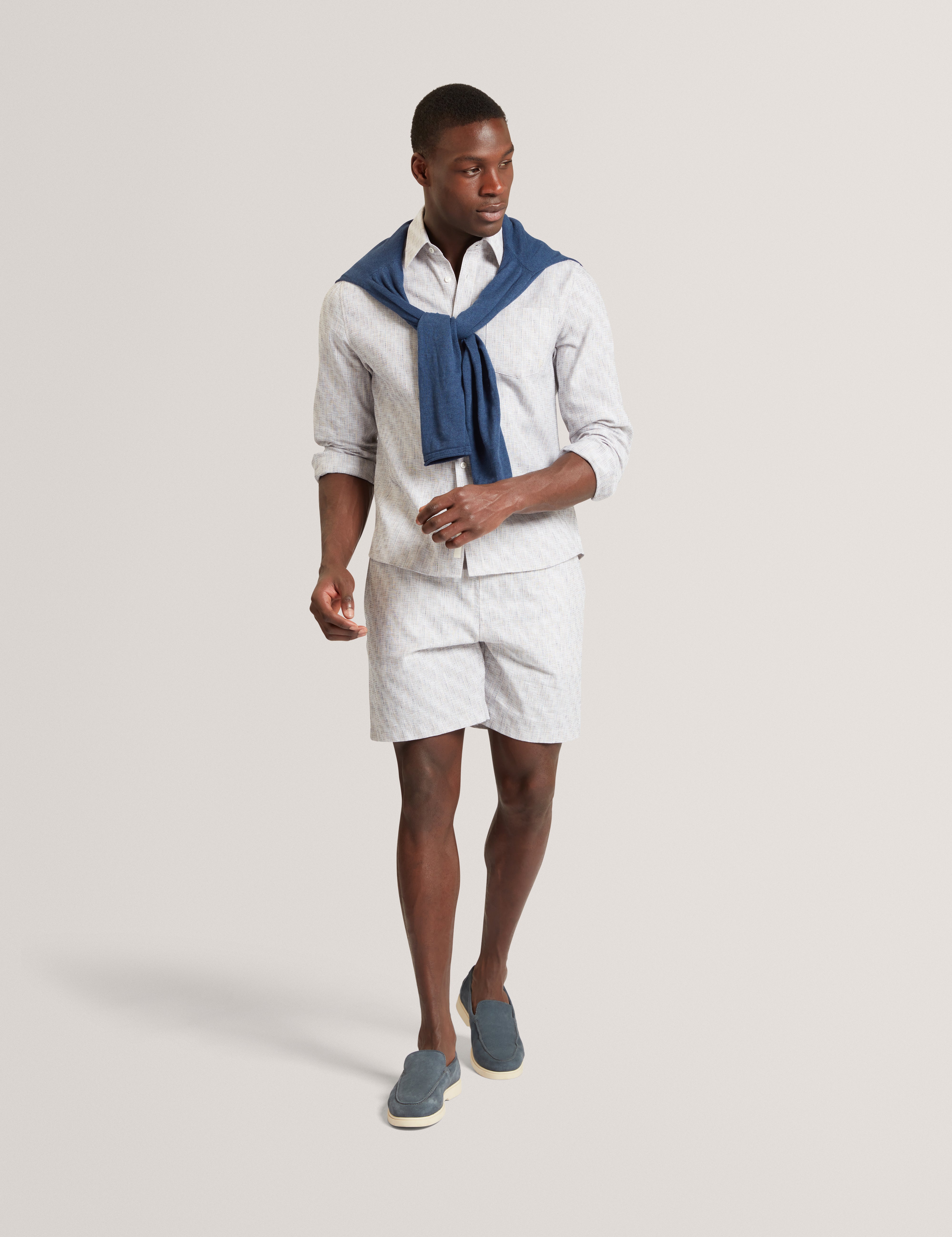 Reusy Relaxed Grindle Short Ecru