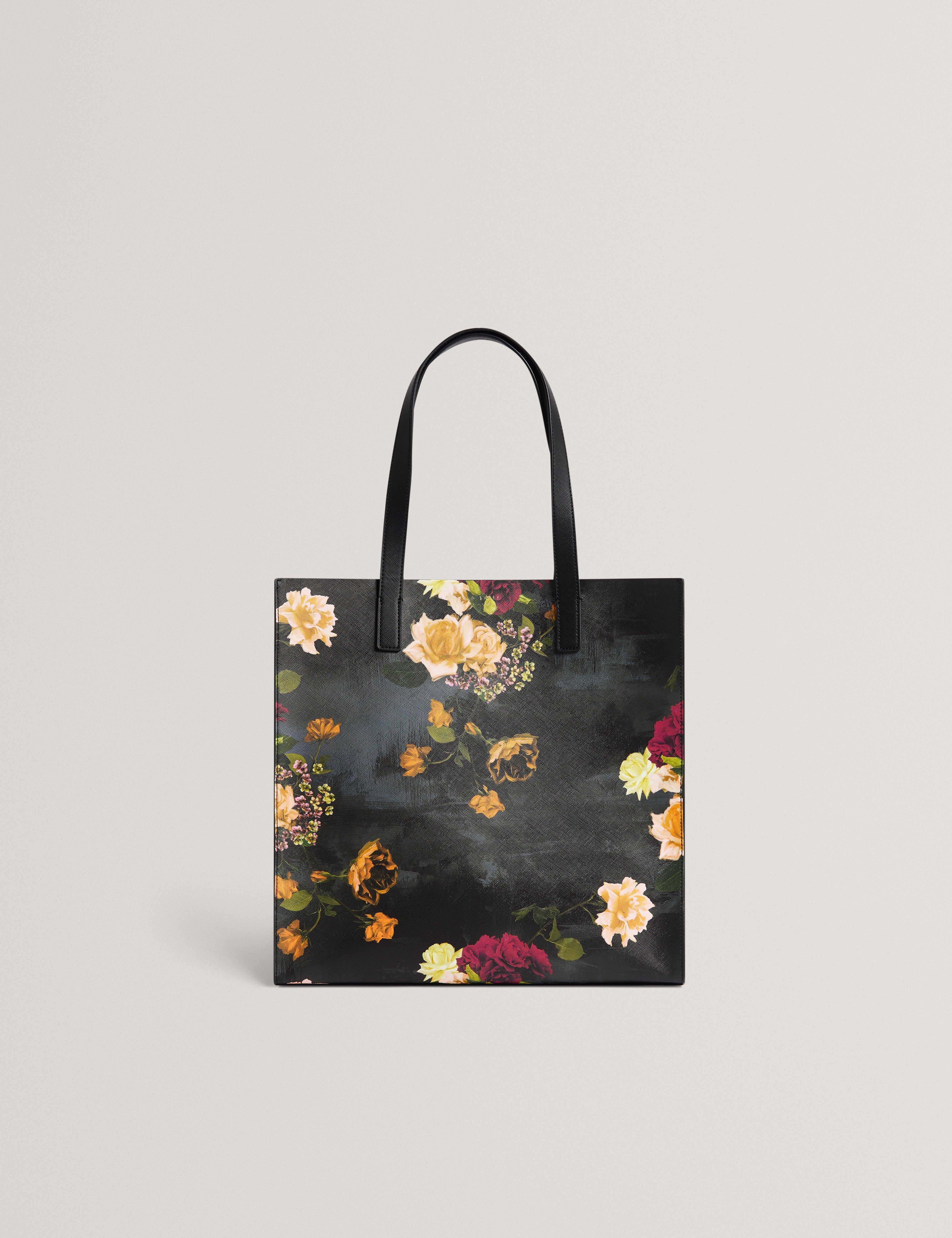 Opicon Floral Printed Large Icon Bag Black
