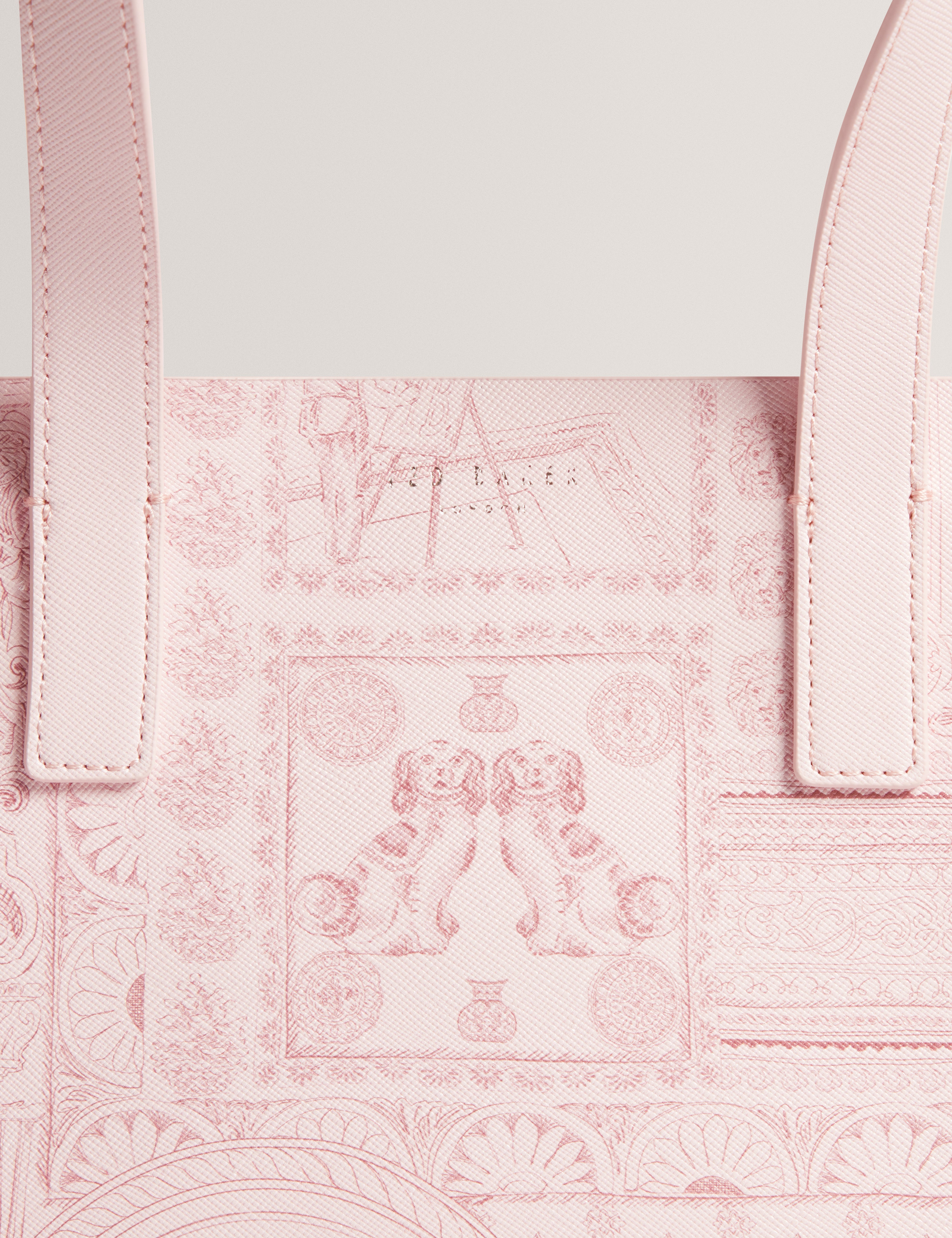 Wickcon Toile Printed Small Icon Bag Pink