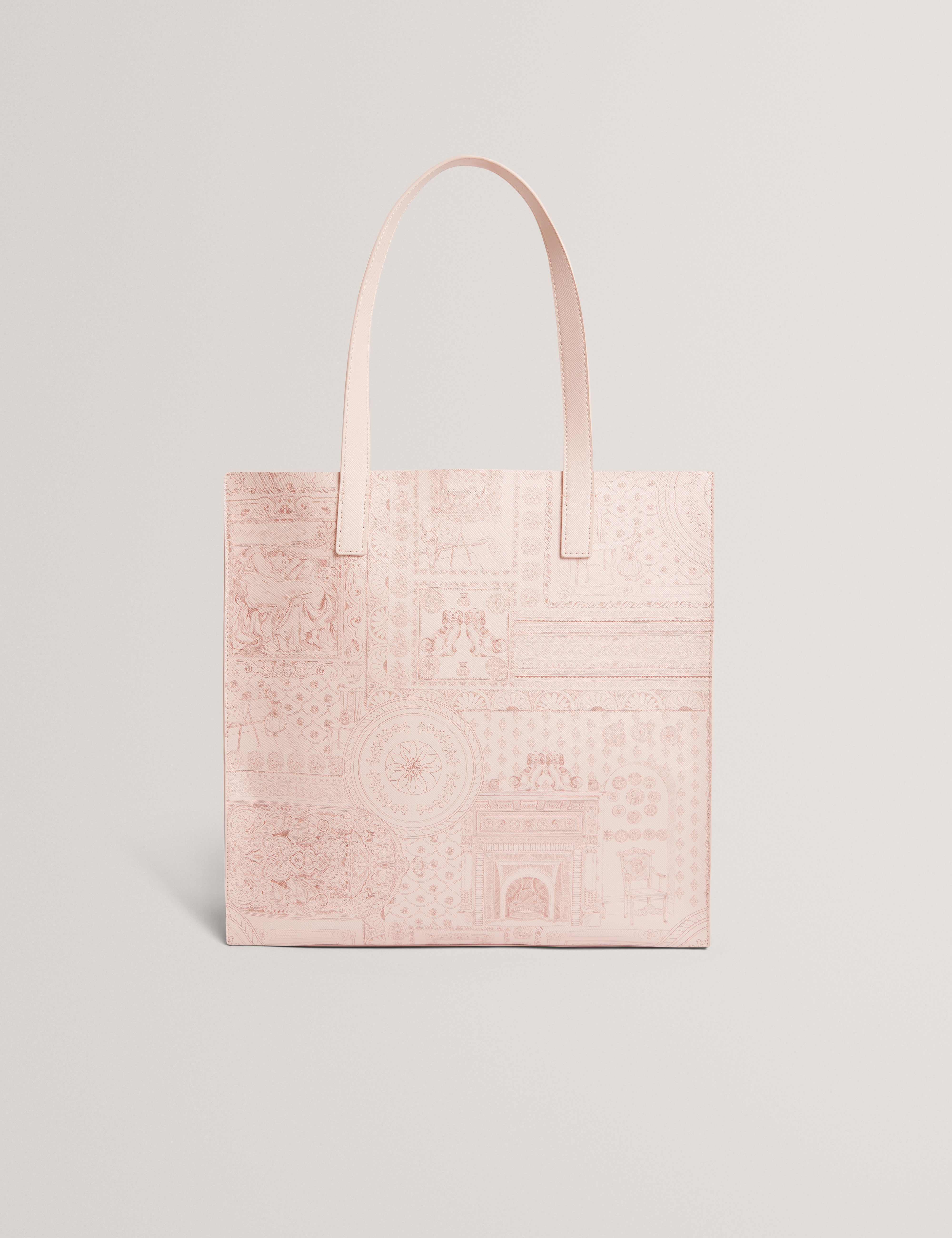 Wellcon Toile Printed Large Icon Bag Pink