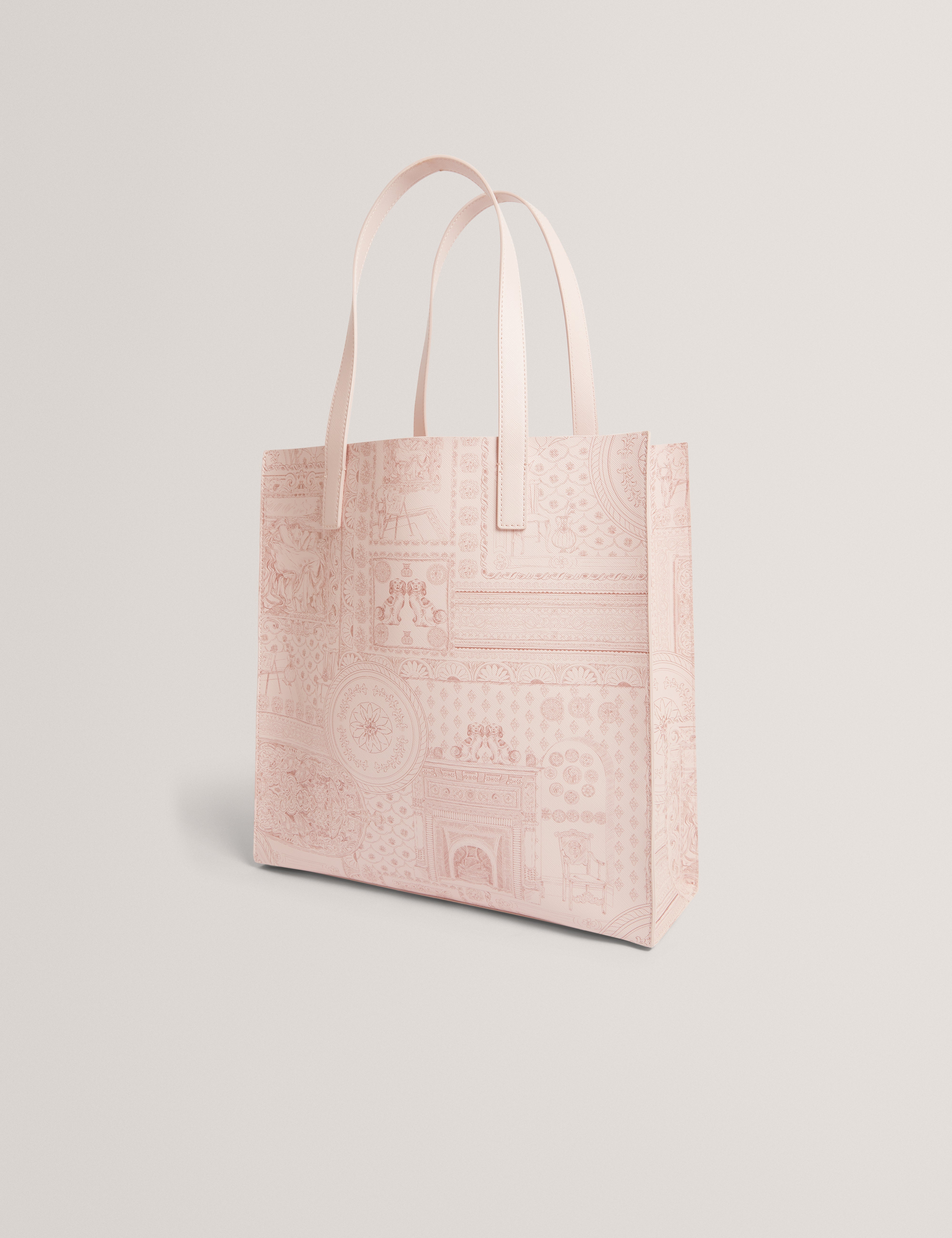 Wellcon Toile Printed Large Icon Bag Pink