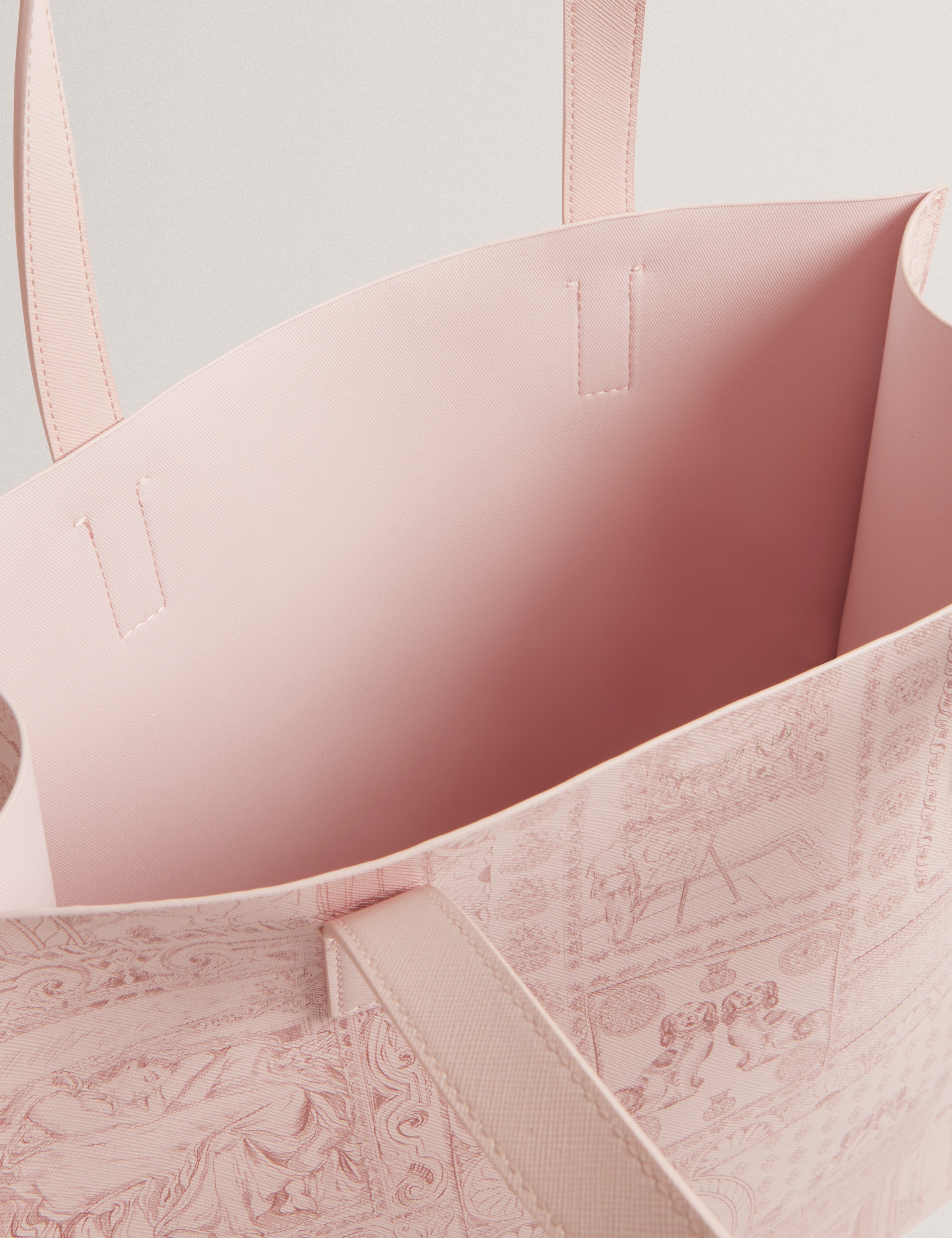 Wellcon Toile Printed Large Icon Bag Pink