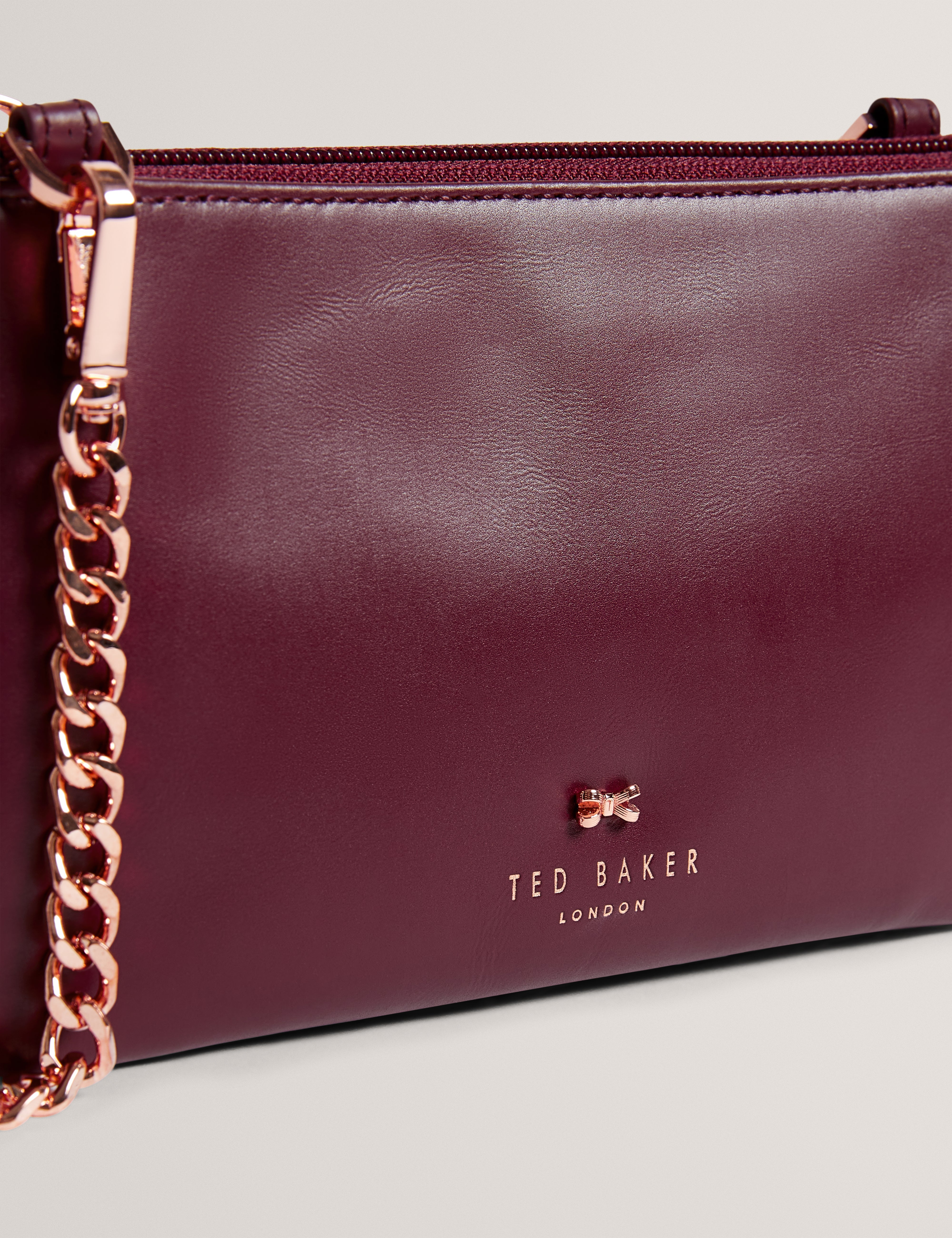 Aleea Crossbody Mini Pouch Dk-Red