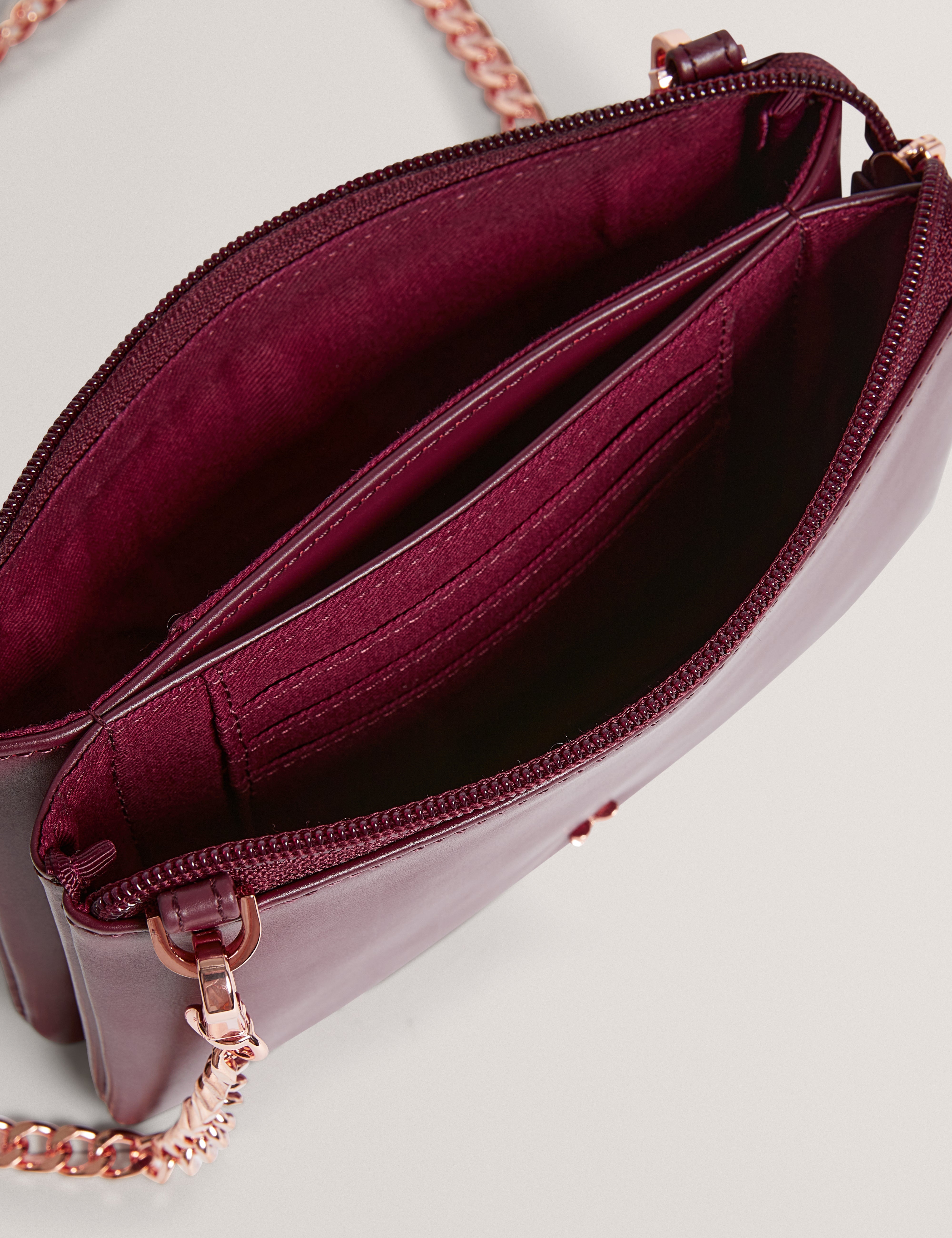 Aleea Crossbody Mini Pouch Dk-Red