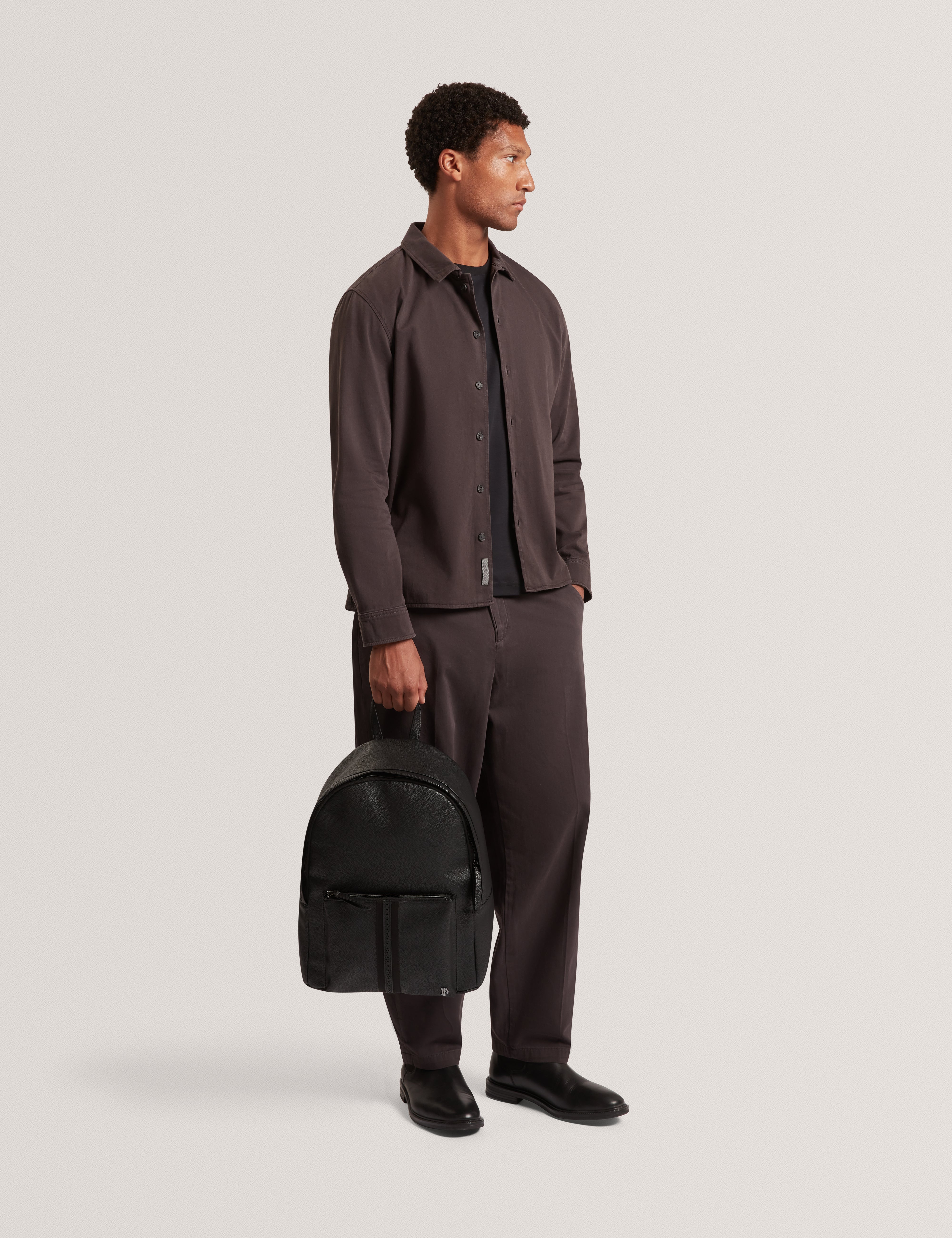 Kyi Webbing Detail Backpack Black