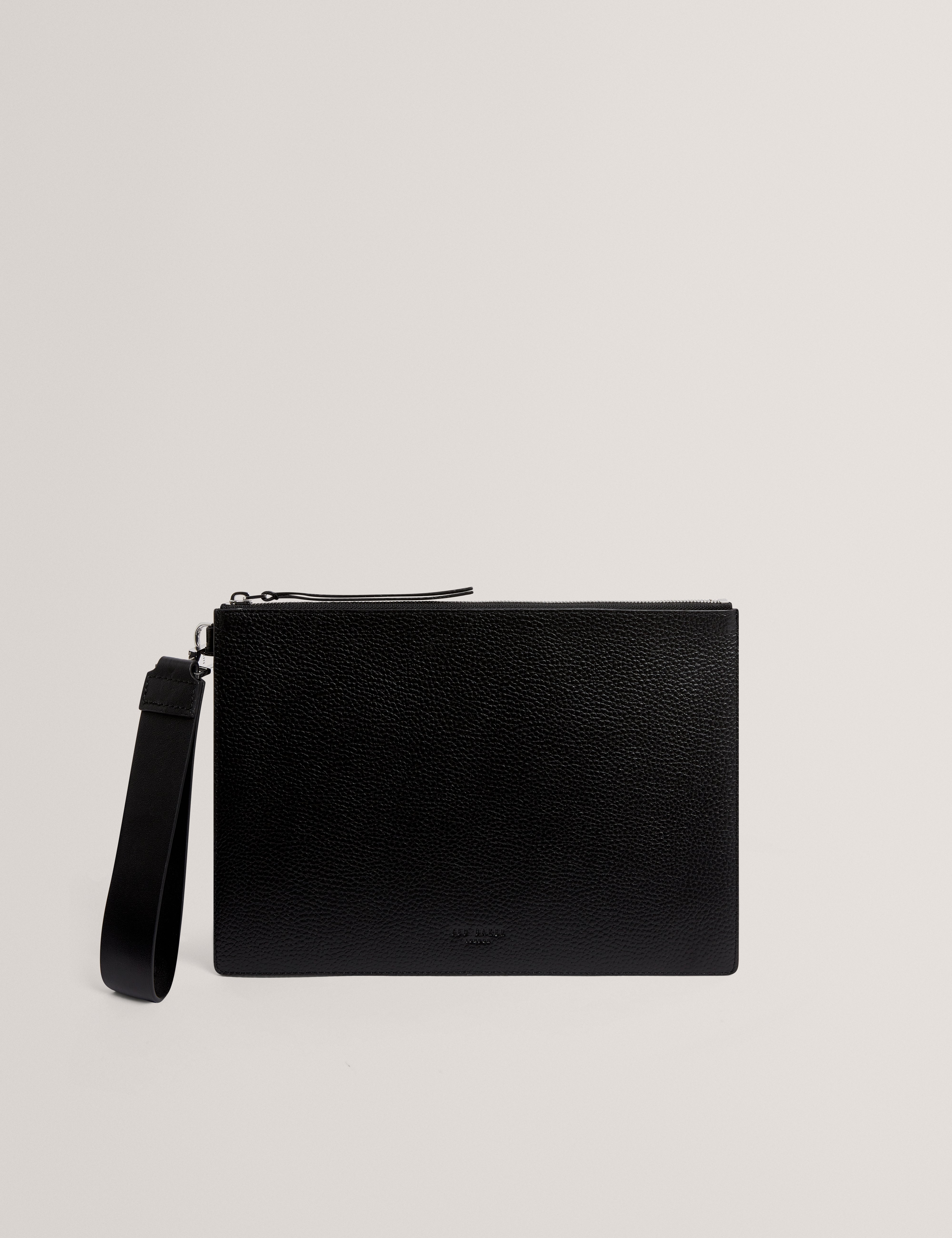 Mikkii Leather Pouch Black