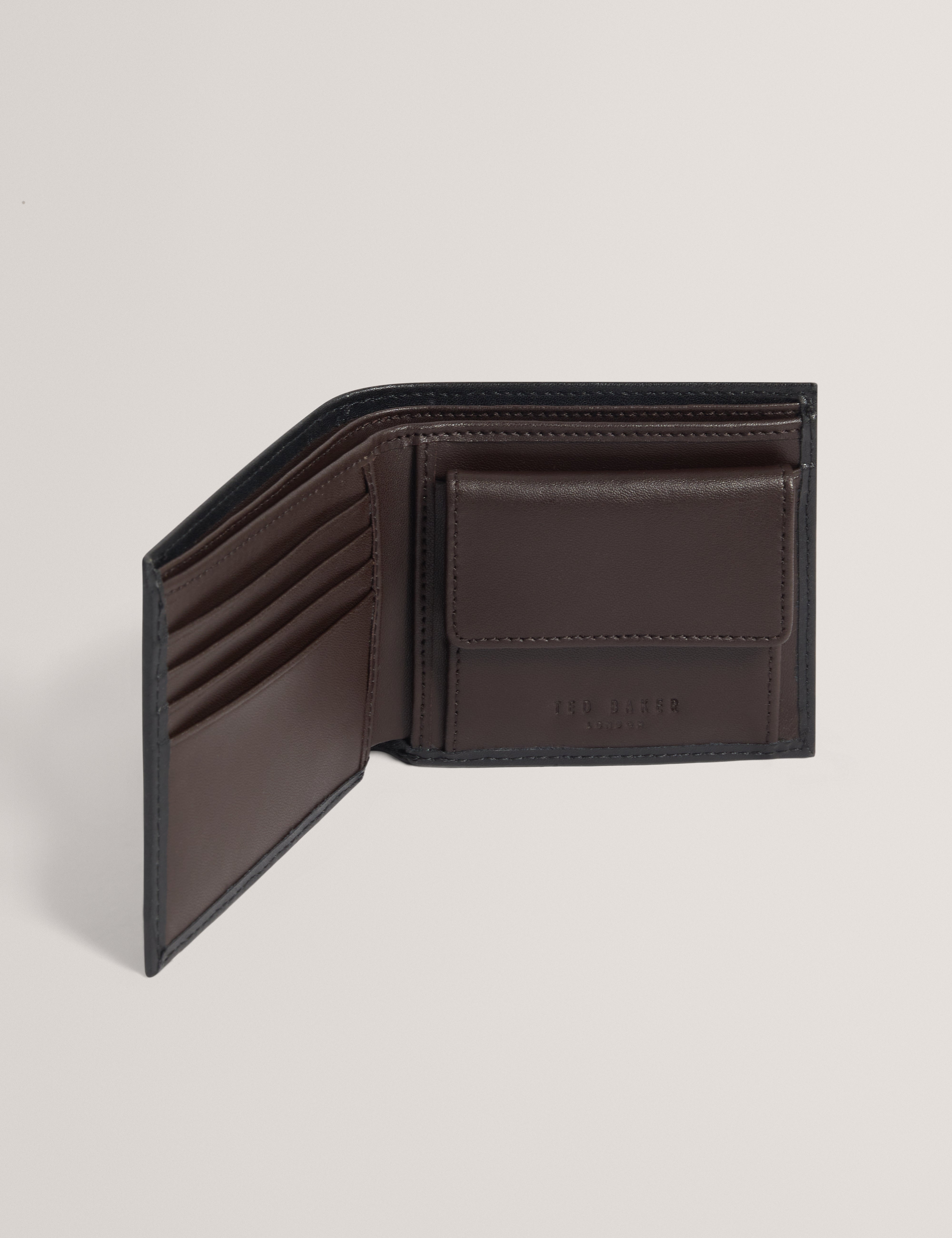 Dommii Brogue Detail Wallet Black
