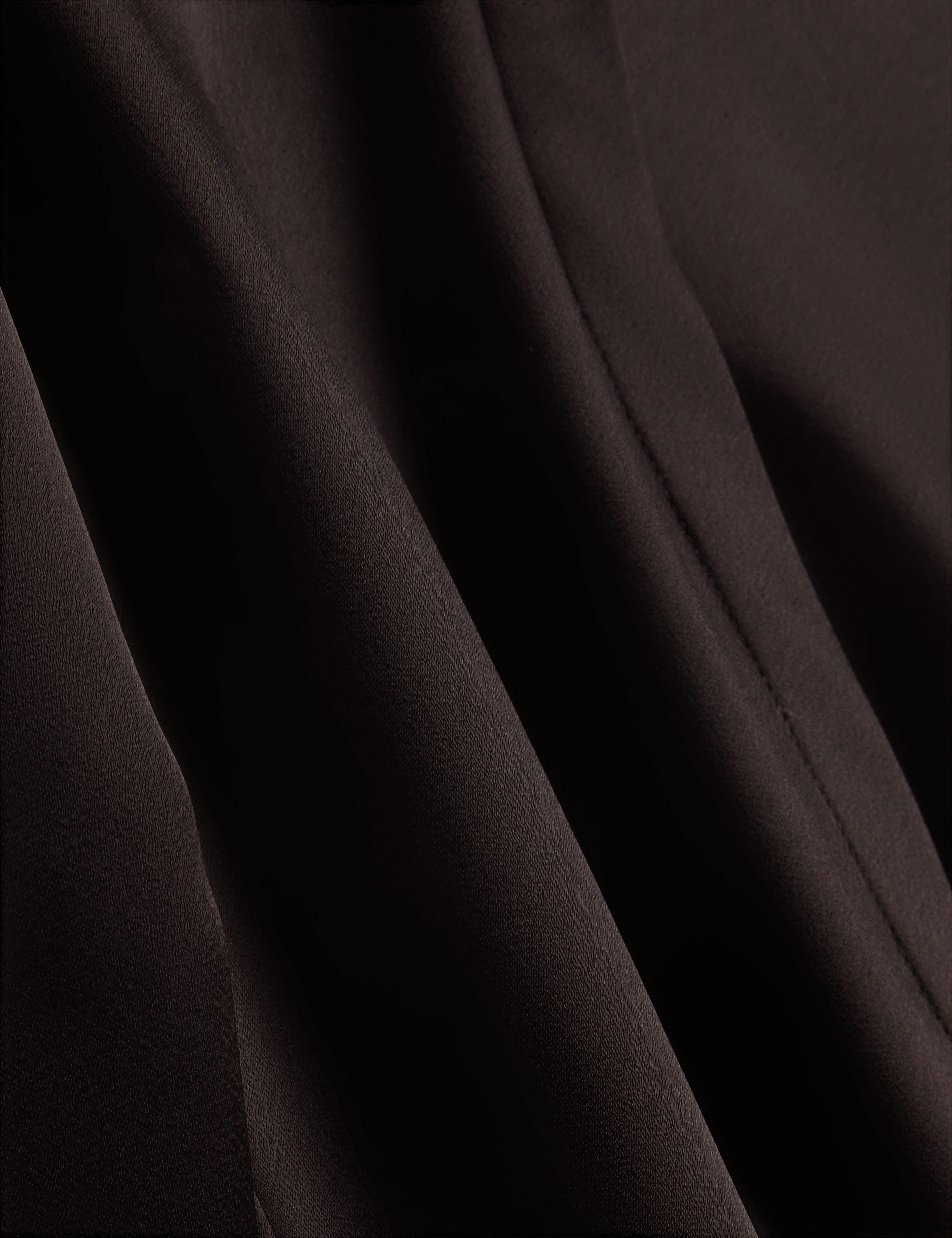 Lazzy Satin Shirt Black