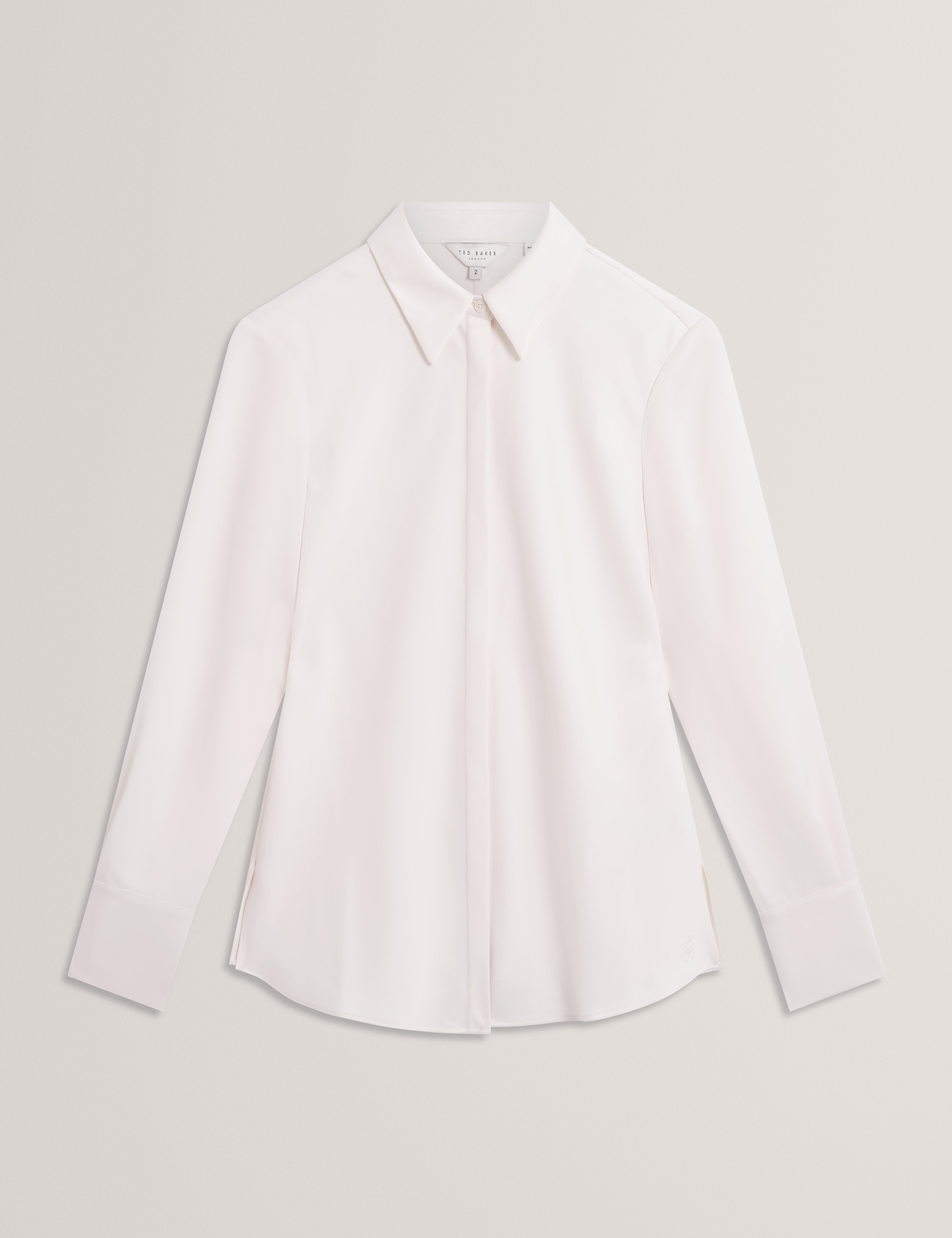 Lazzy Satin Shirt Natural