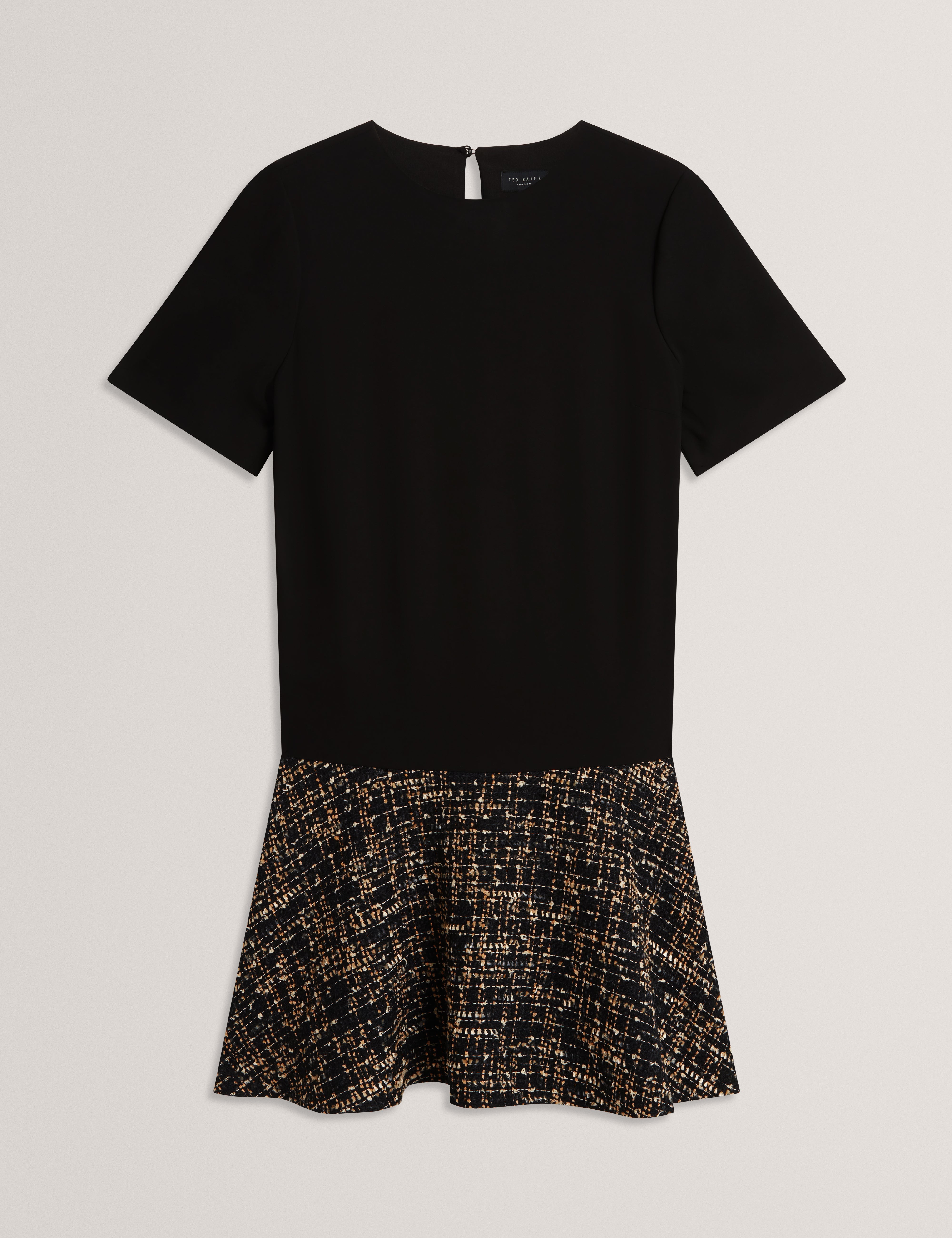 Ummid Mockable Short Sleeve Mini Dress Black
