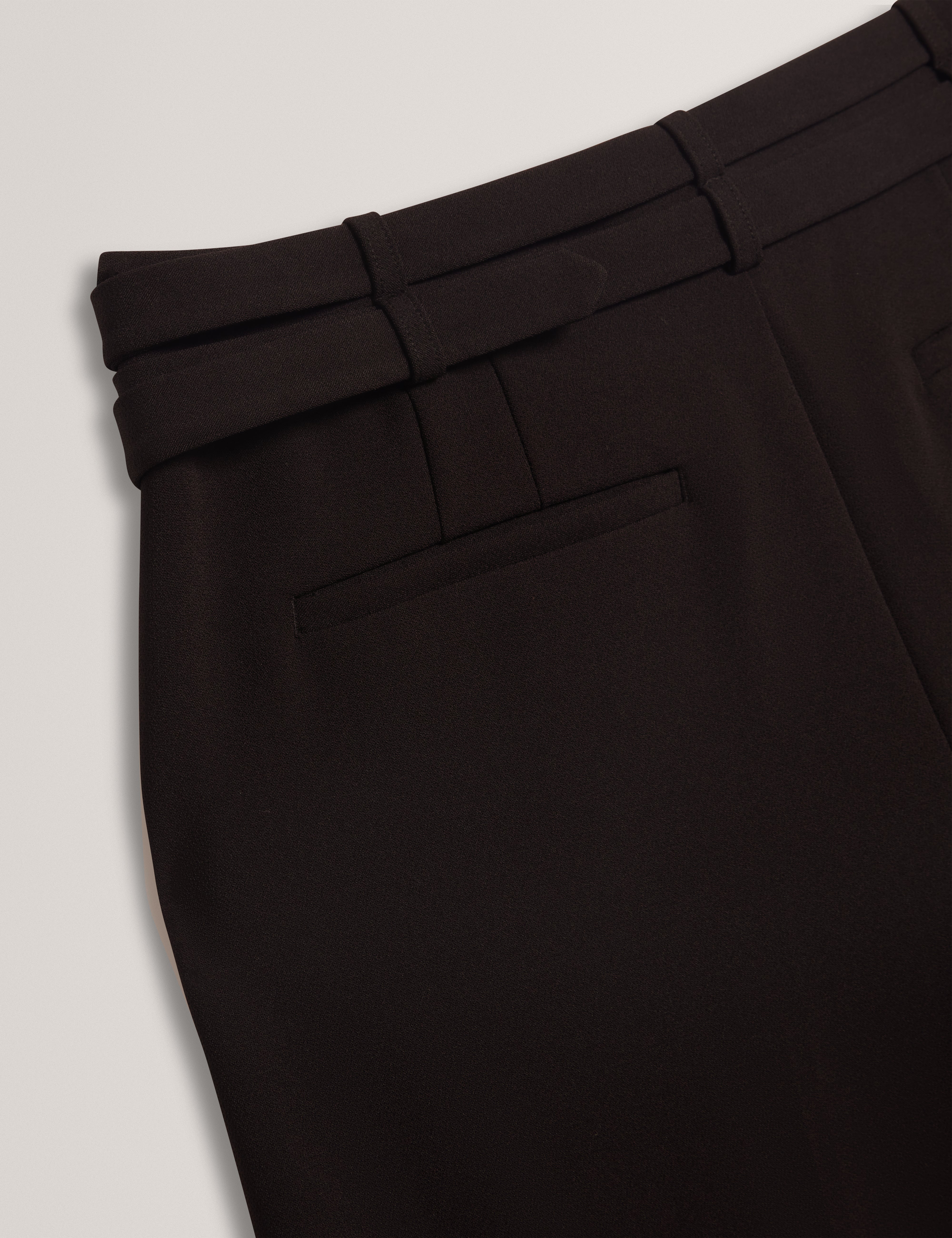 Hanliec Wide Leg Tailored Trouser Black