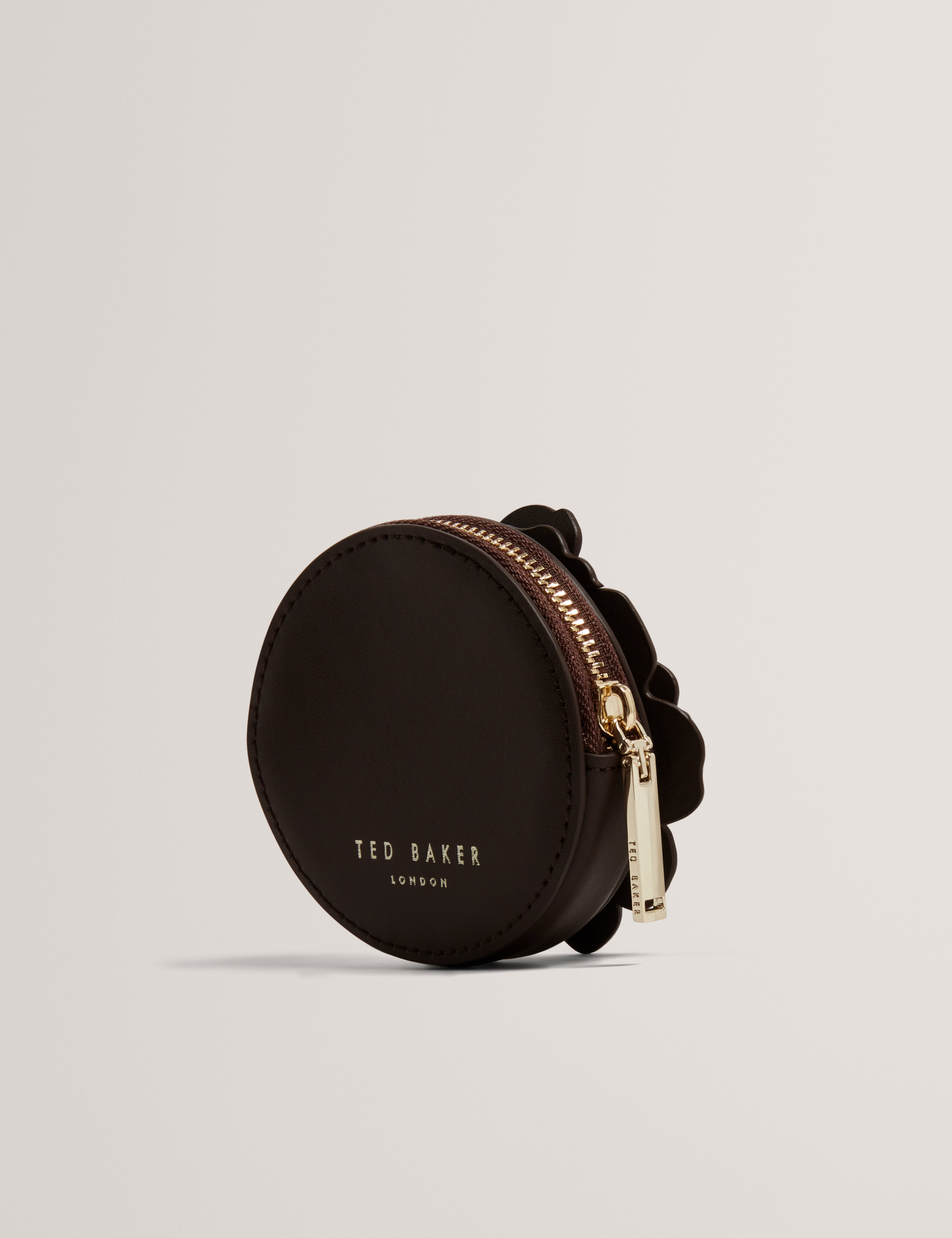 Florico Flower Coin Purse Brn-Choc