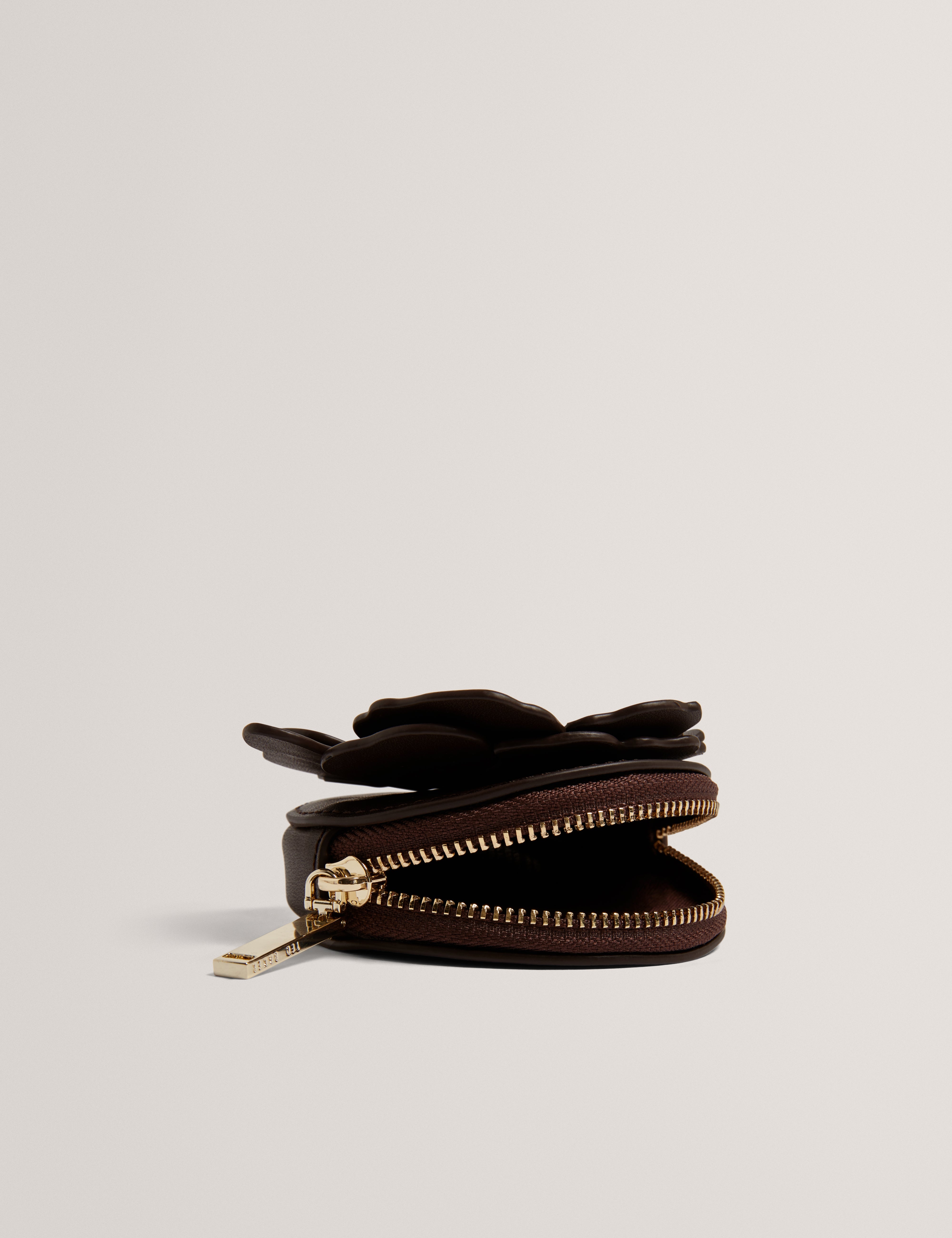 Florico Flower Coin Purse Brn-Choc