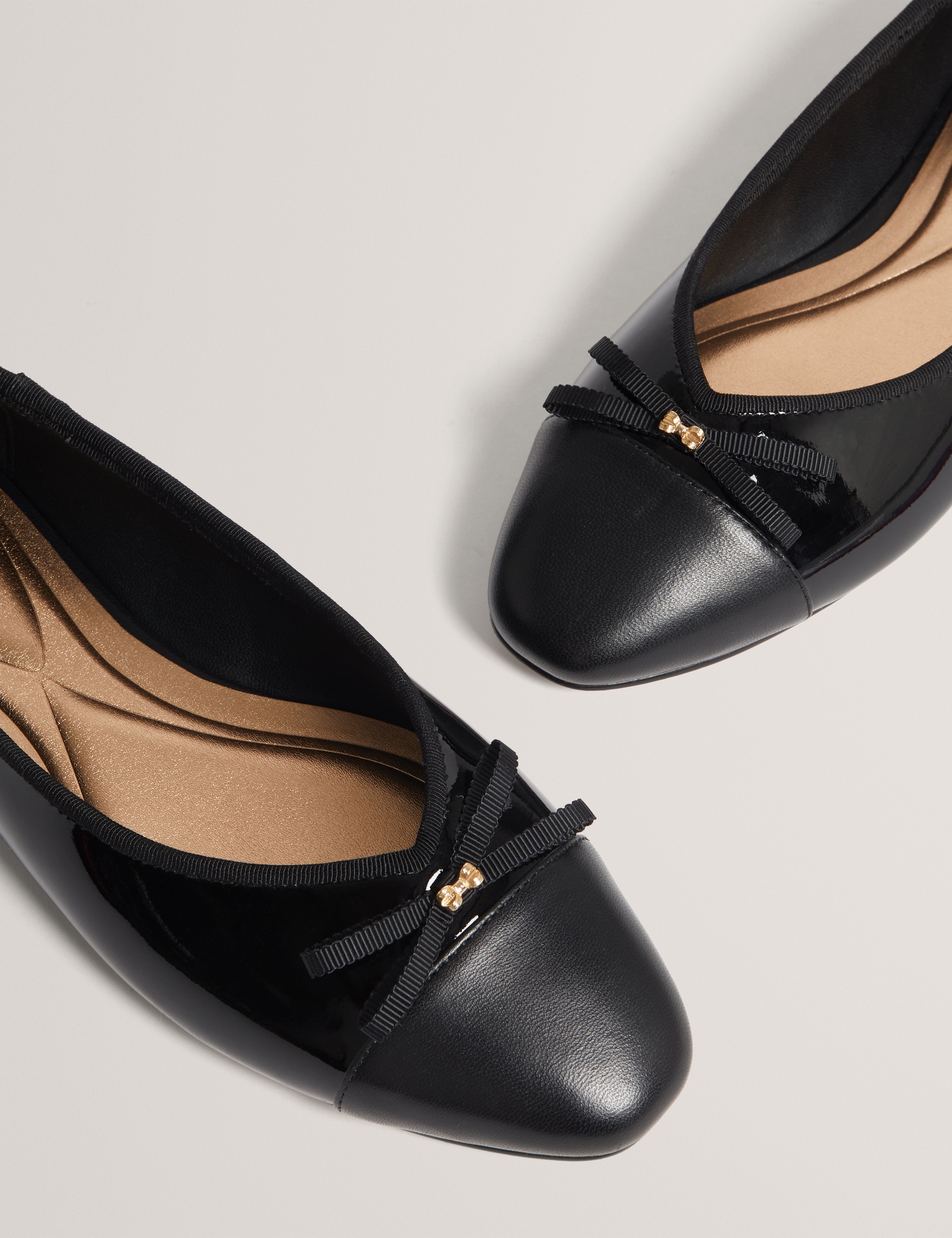 Boweat Bow Ballet Flat Black
