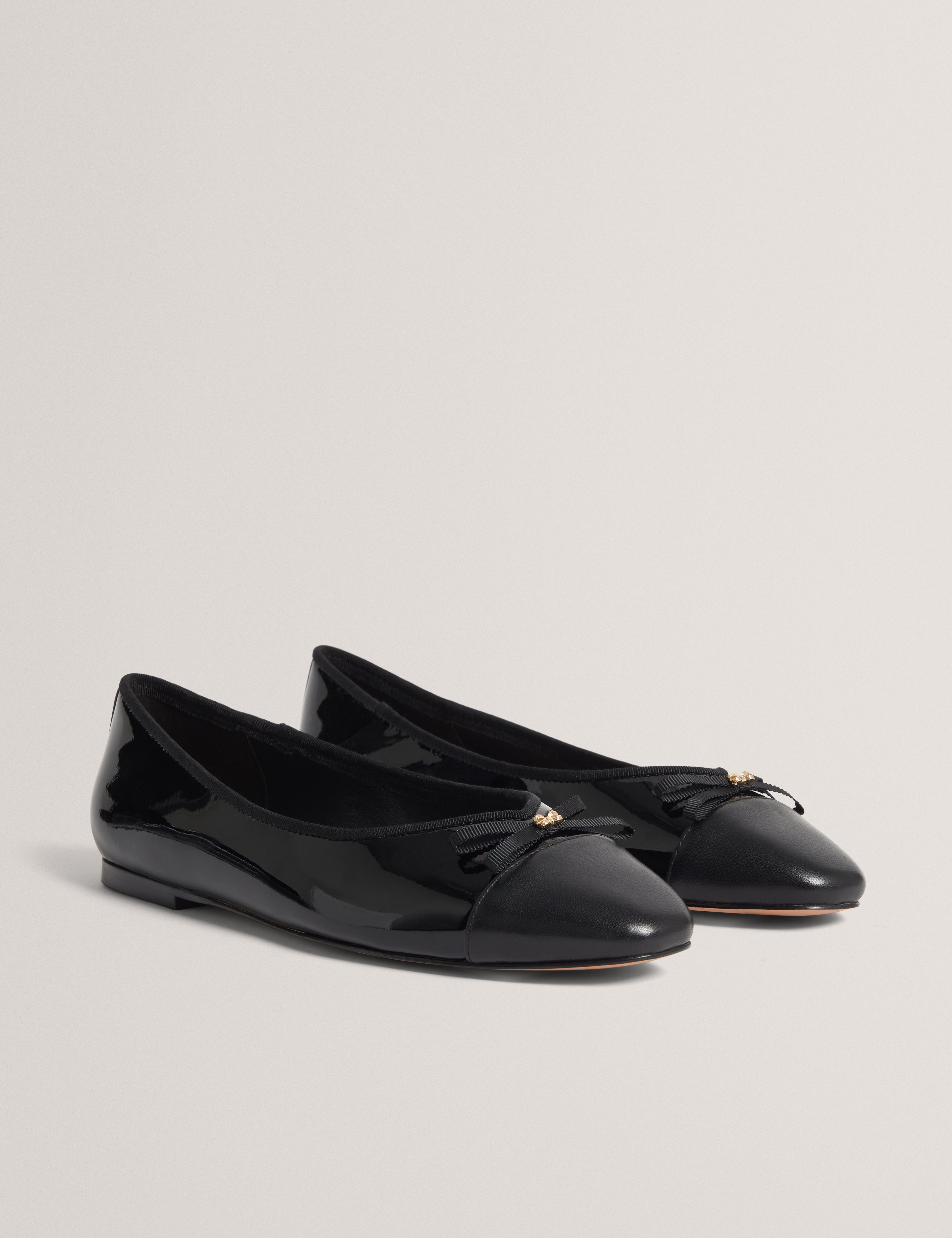 Boweat Bow Ballet Flat Black