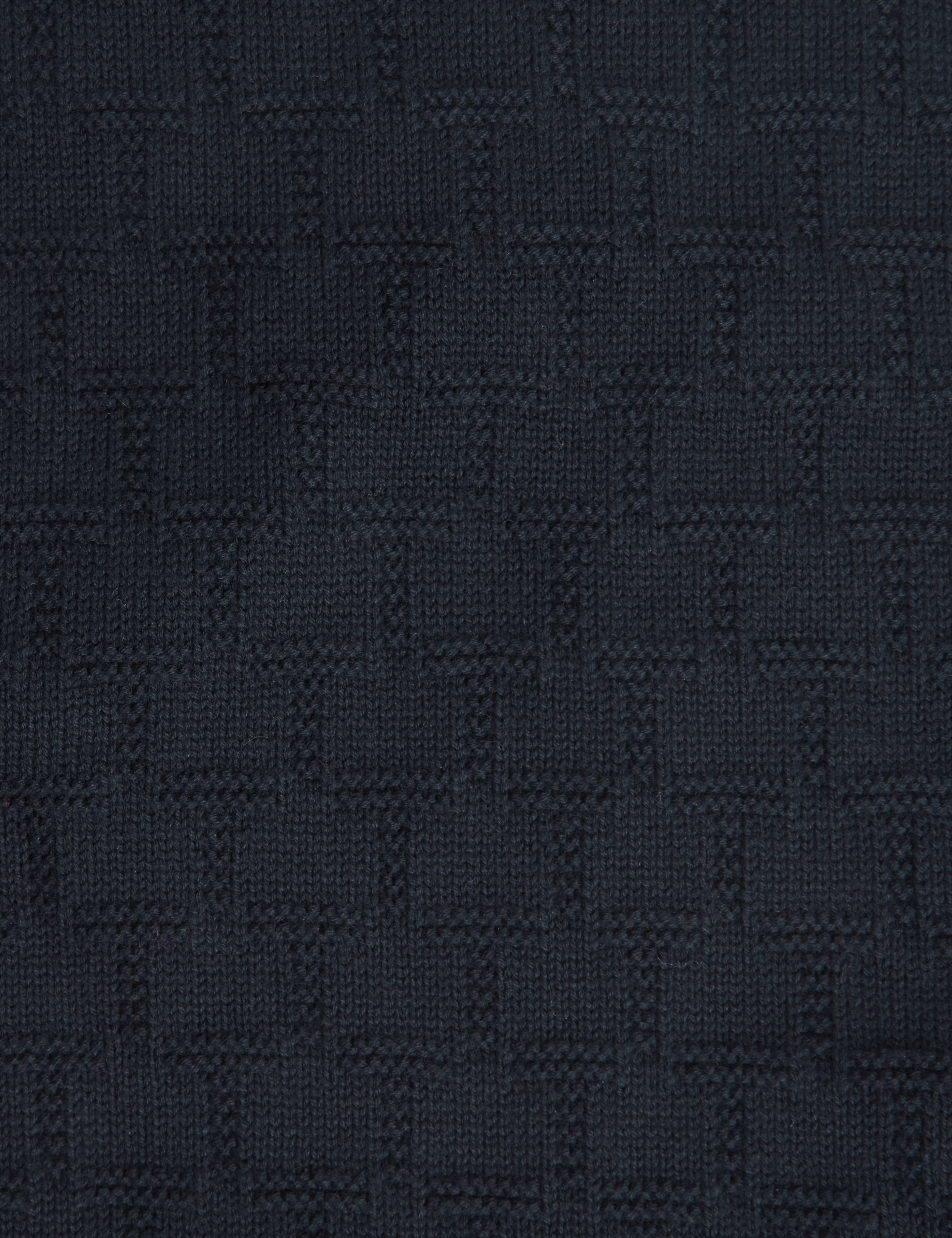 Terni T Repeat Knit Scarf Navy