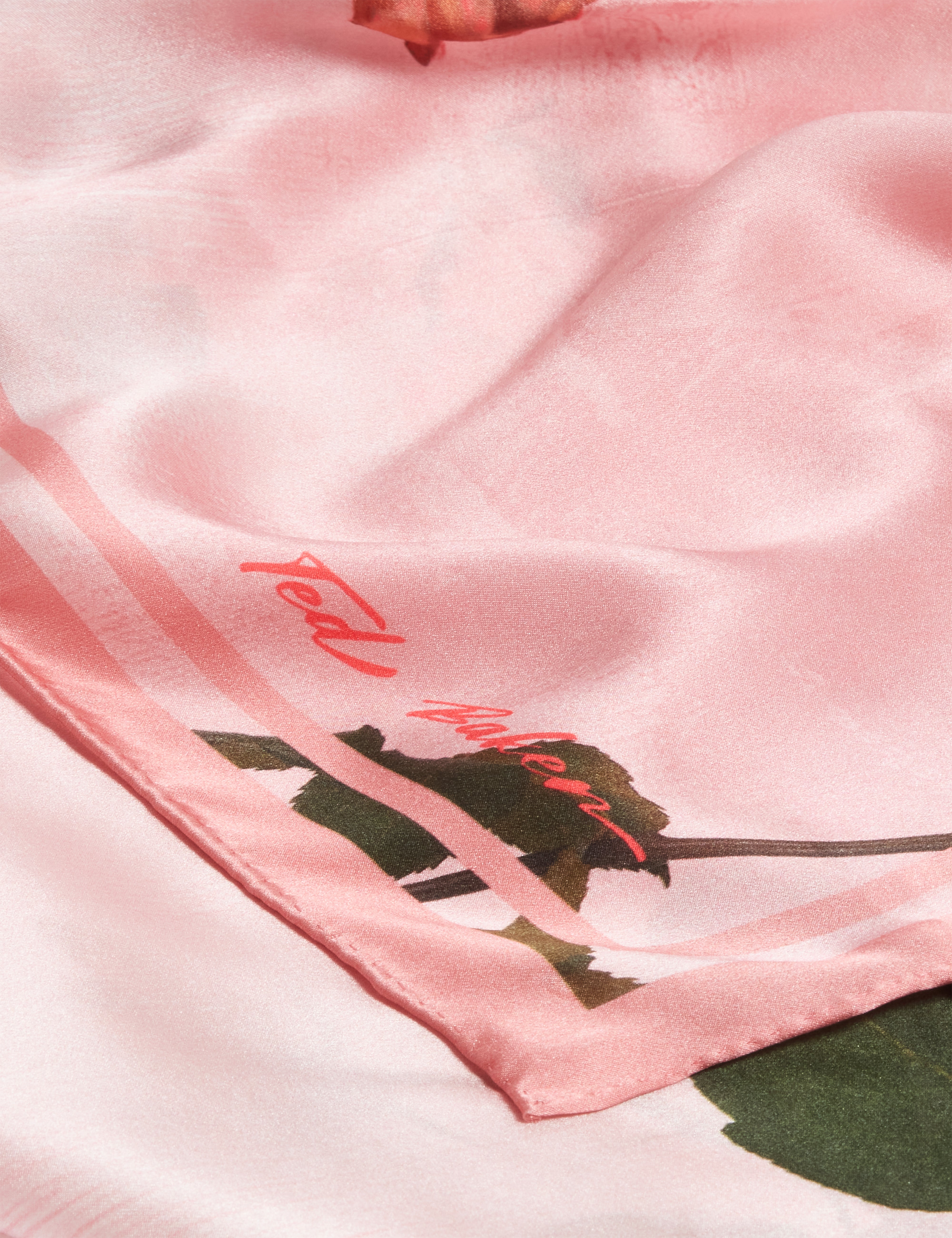 Romelo Printed Square Scarf Pink