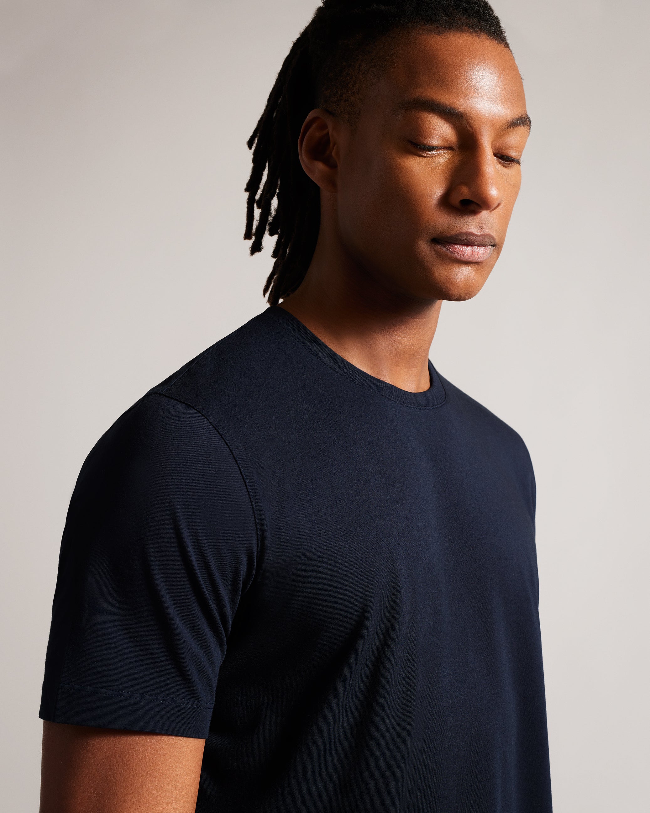 Tywinn Ss Regular Plain T-Shirt Navy