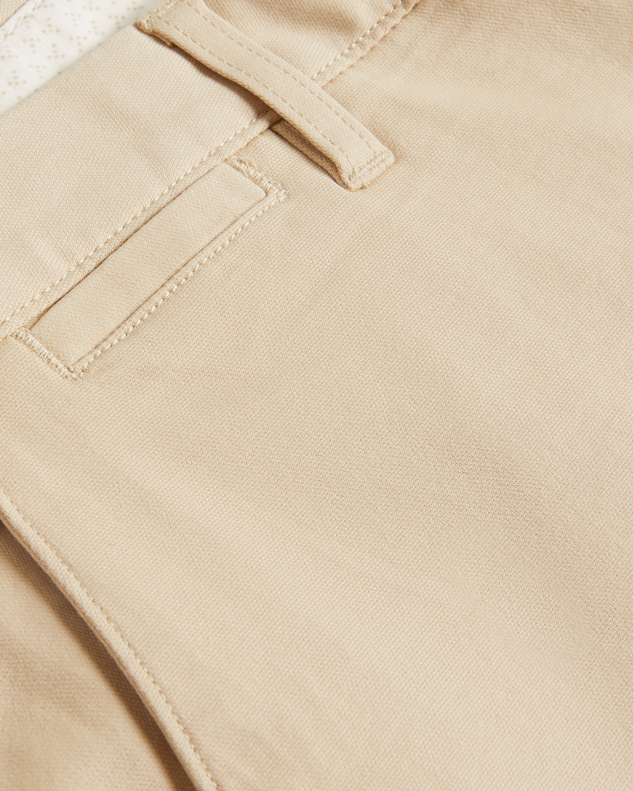 Haybrn Regular Fit Textured Chino Trouser Stone