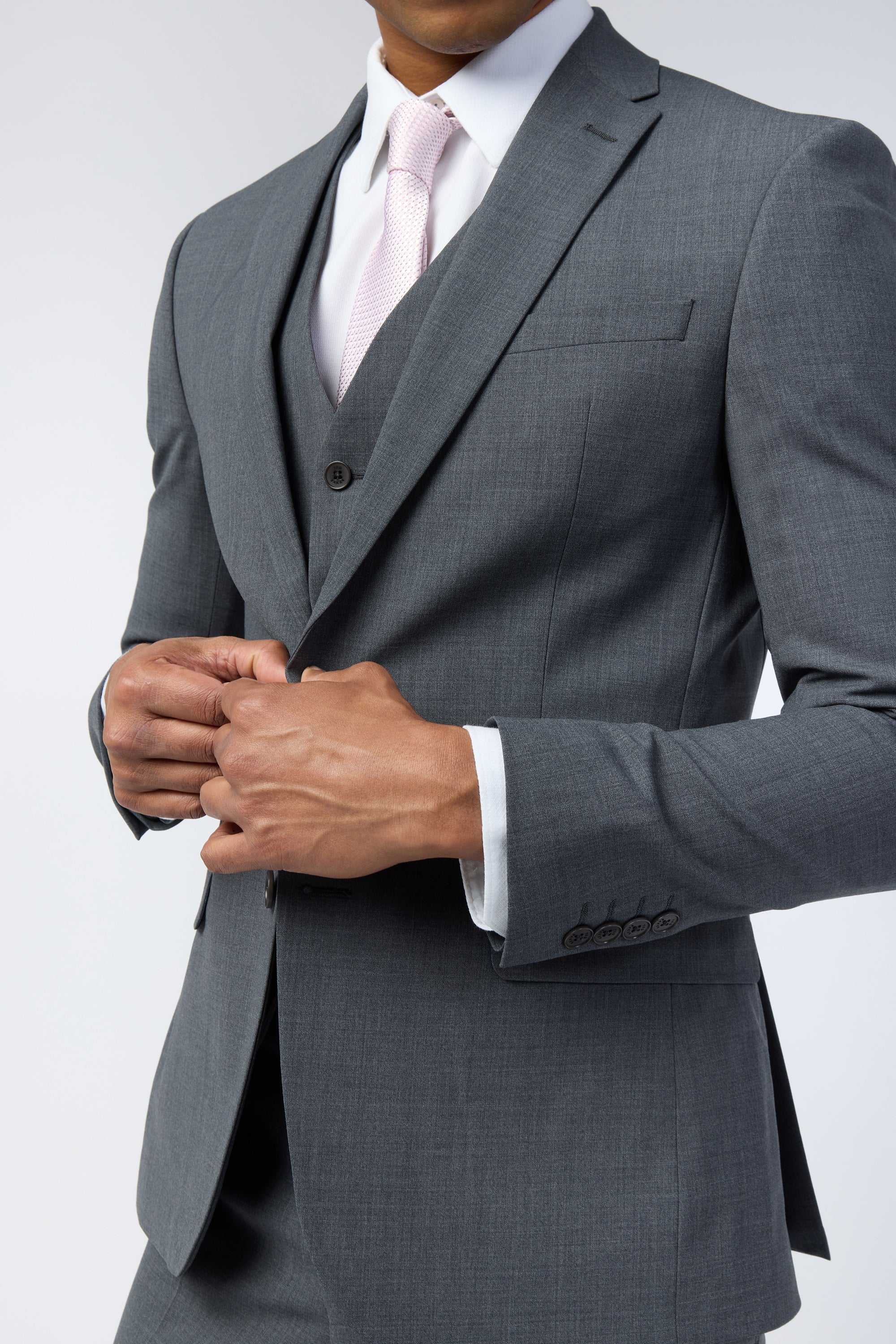 Paros-Performance Charcoal Panama Jkt Charcoal Grey