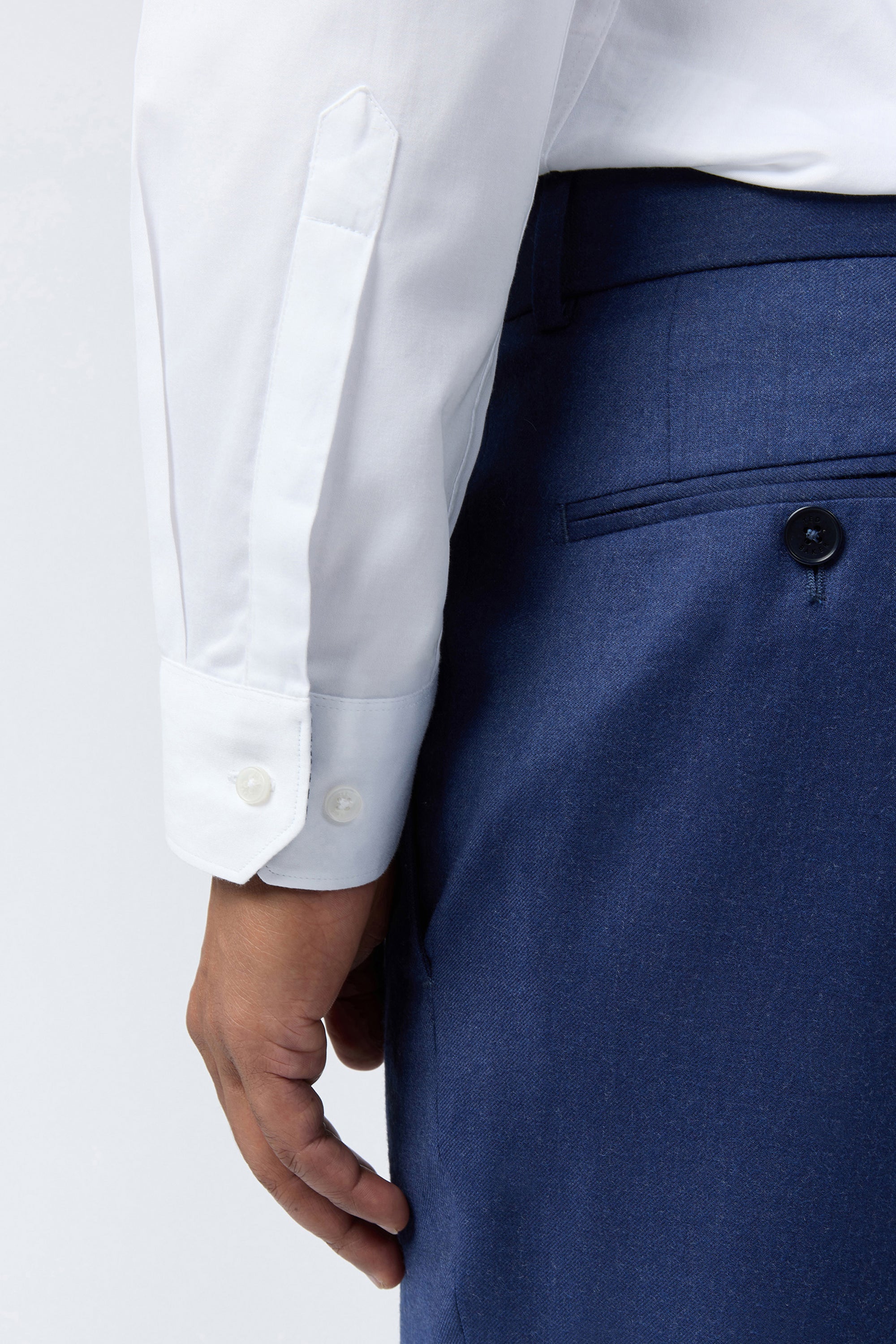 Emile-Emile Stretch White Slim Shirt White