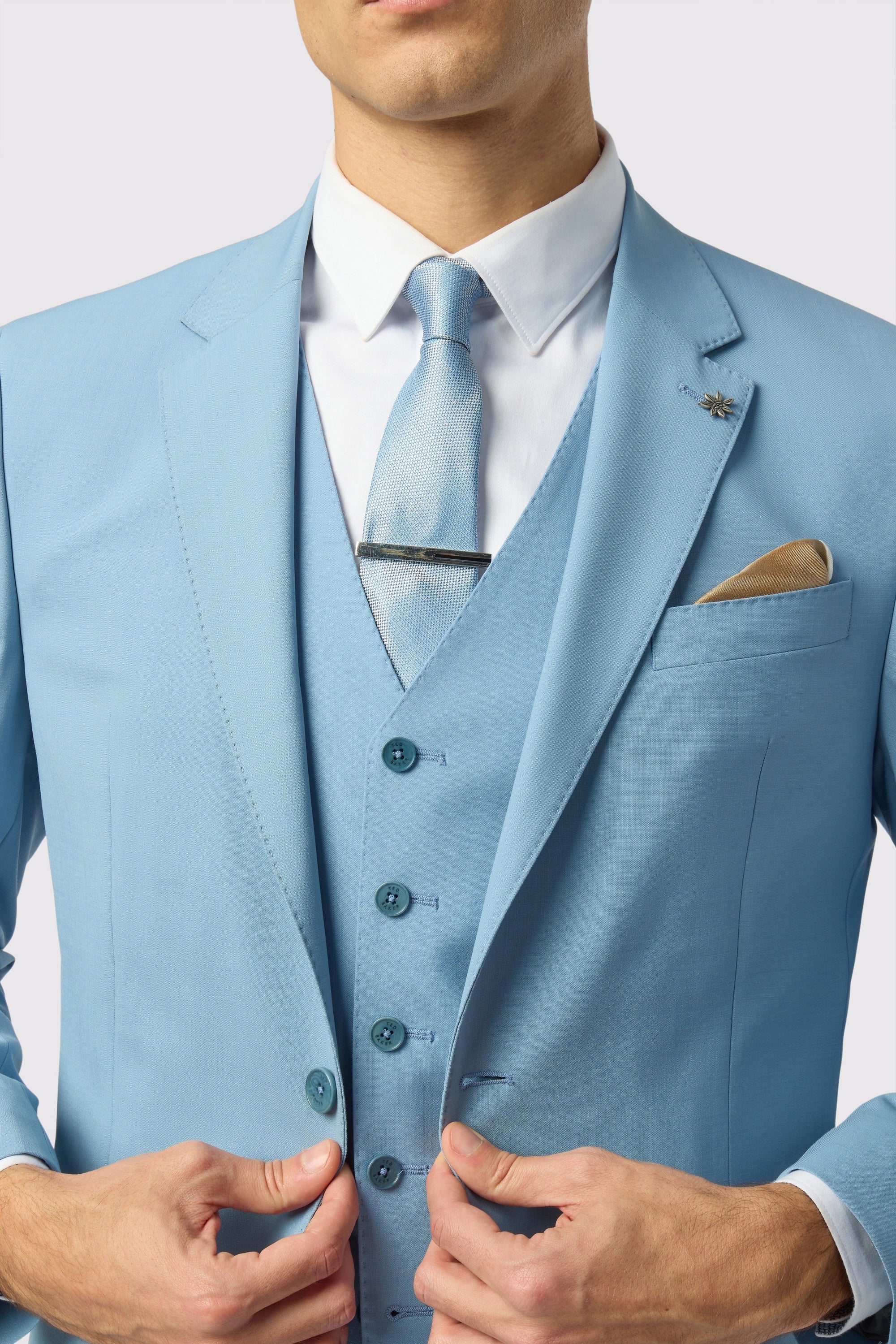 Delphi-Powder Blue Panama Jkt Blue