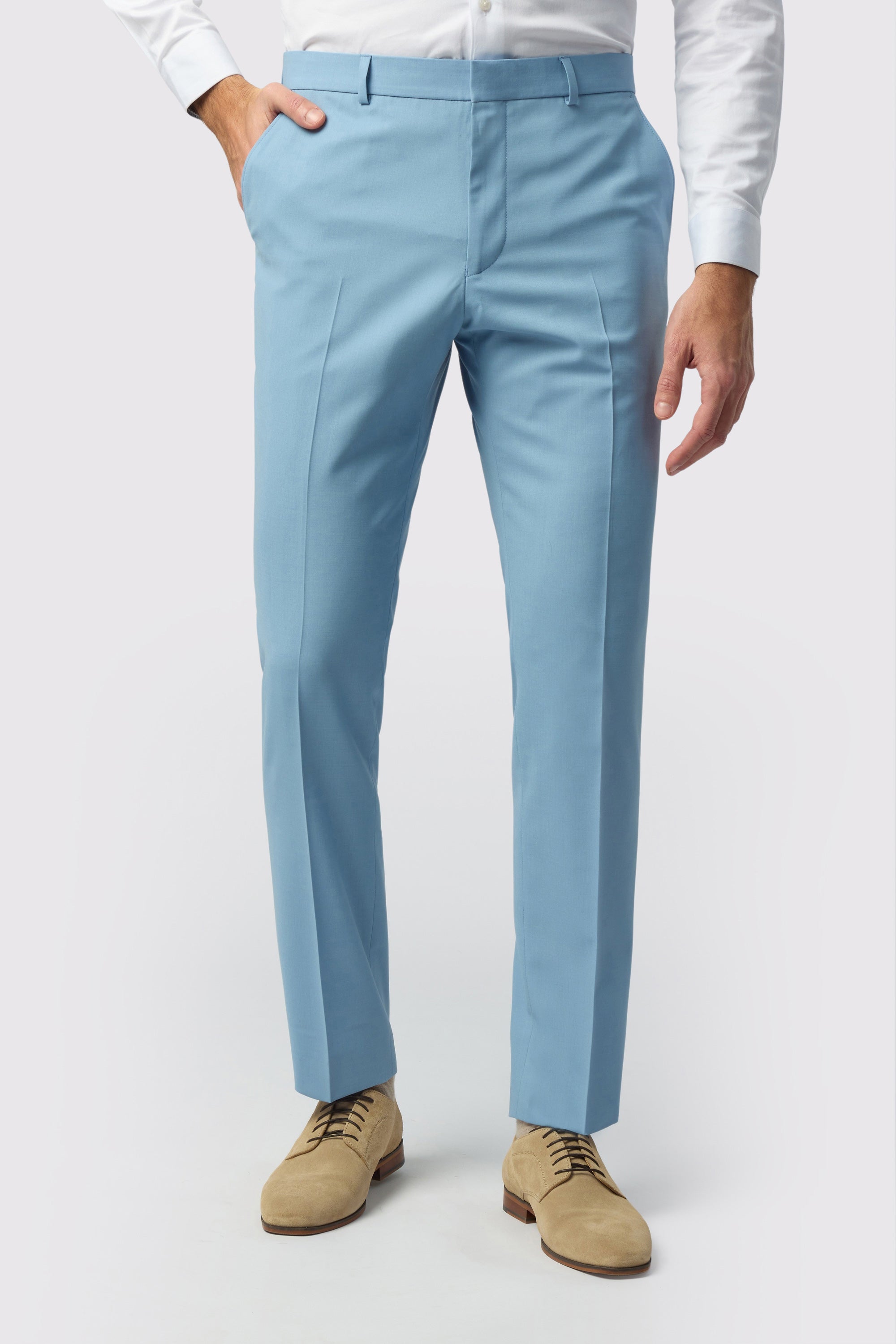 Delphi-Powder Blue Panama Trs Blue