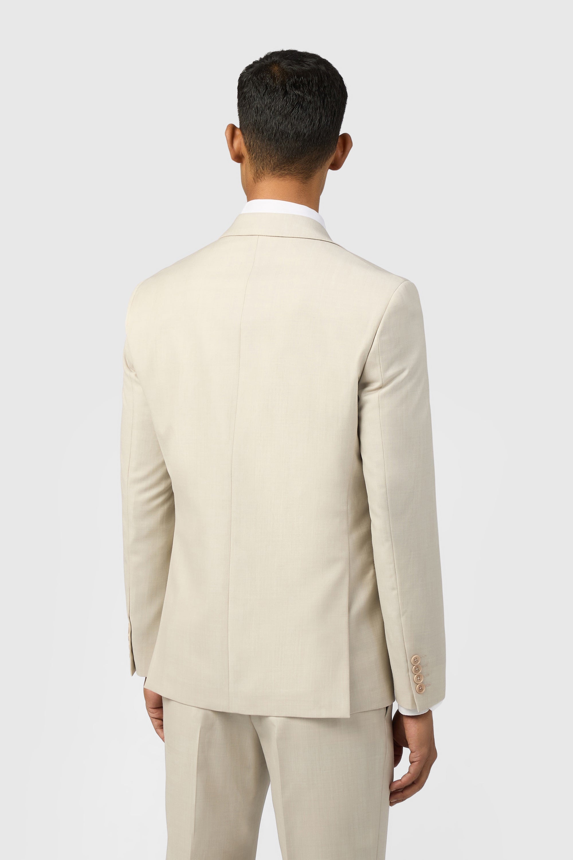 Hague-Stone Sharkskin Jkt Stone Nude