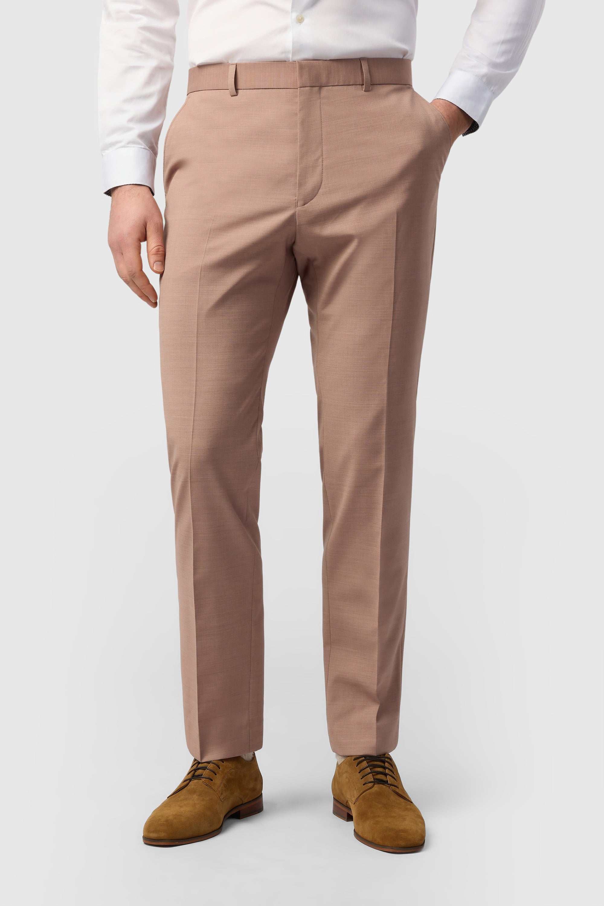 Liena-Dark Pink Panama Trouser Dk-Pink