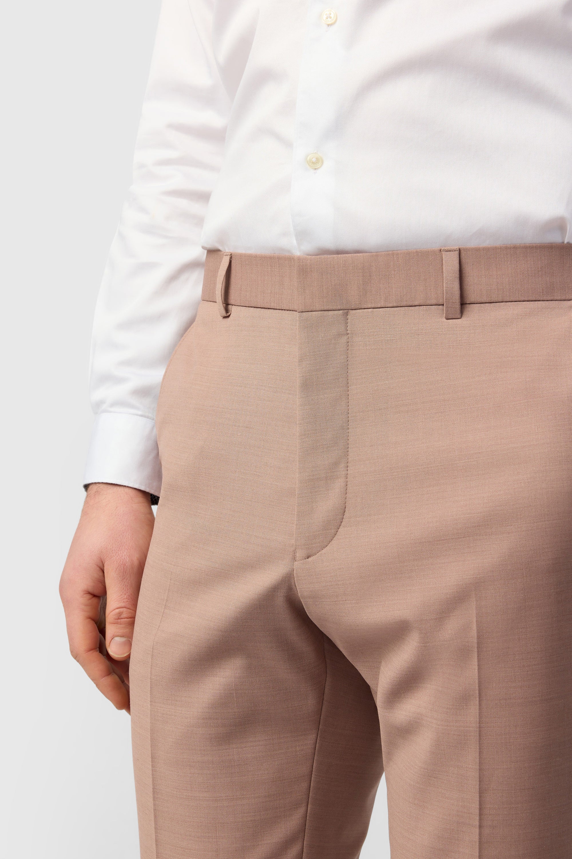 Liena-Dark Pink Panama Trouser Dk-Pink