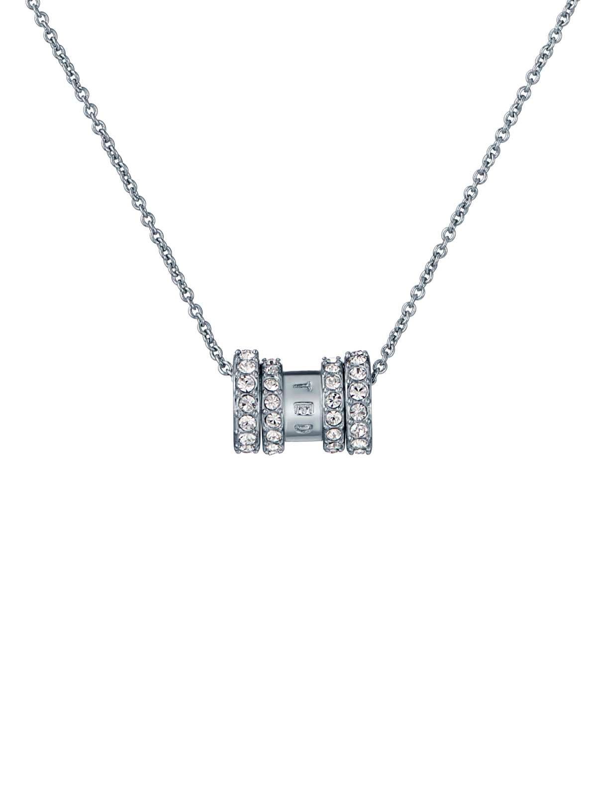 Romie Crystal Roll Multi Pendant Necklace Crystal