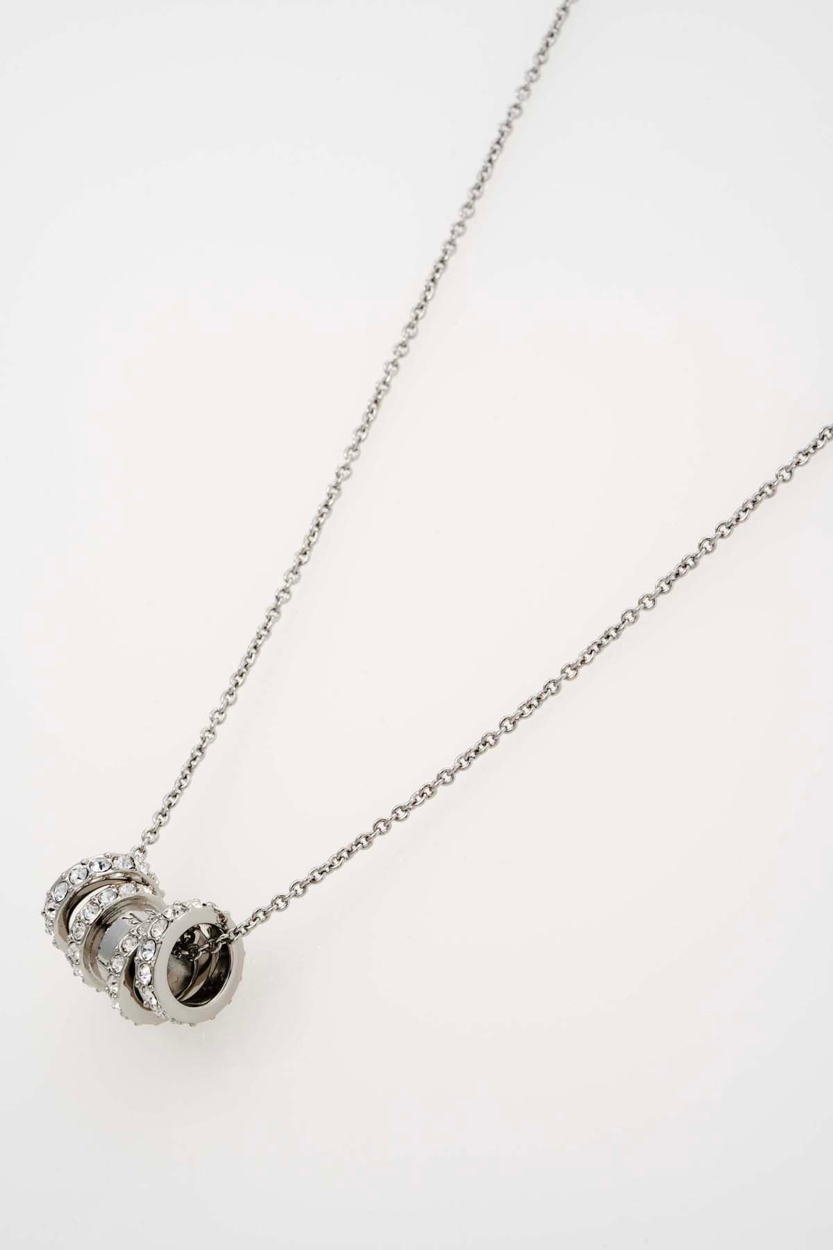 Romie Crystal Roll Multi Pendant Necklace Crystal