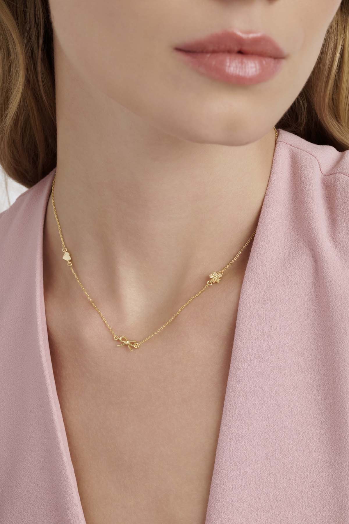 Iona Mini Icons Necklace Gold