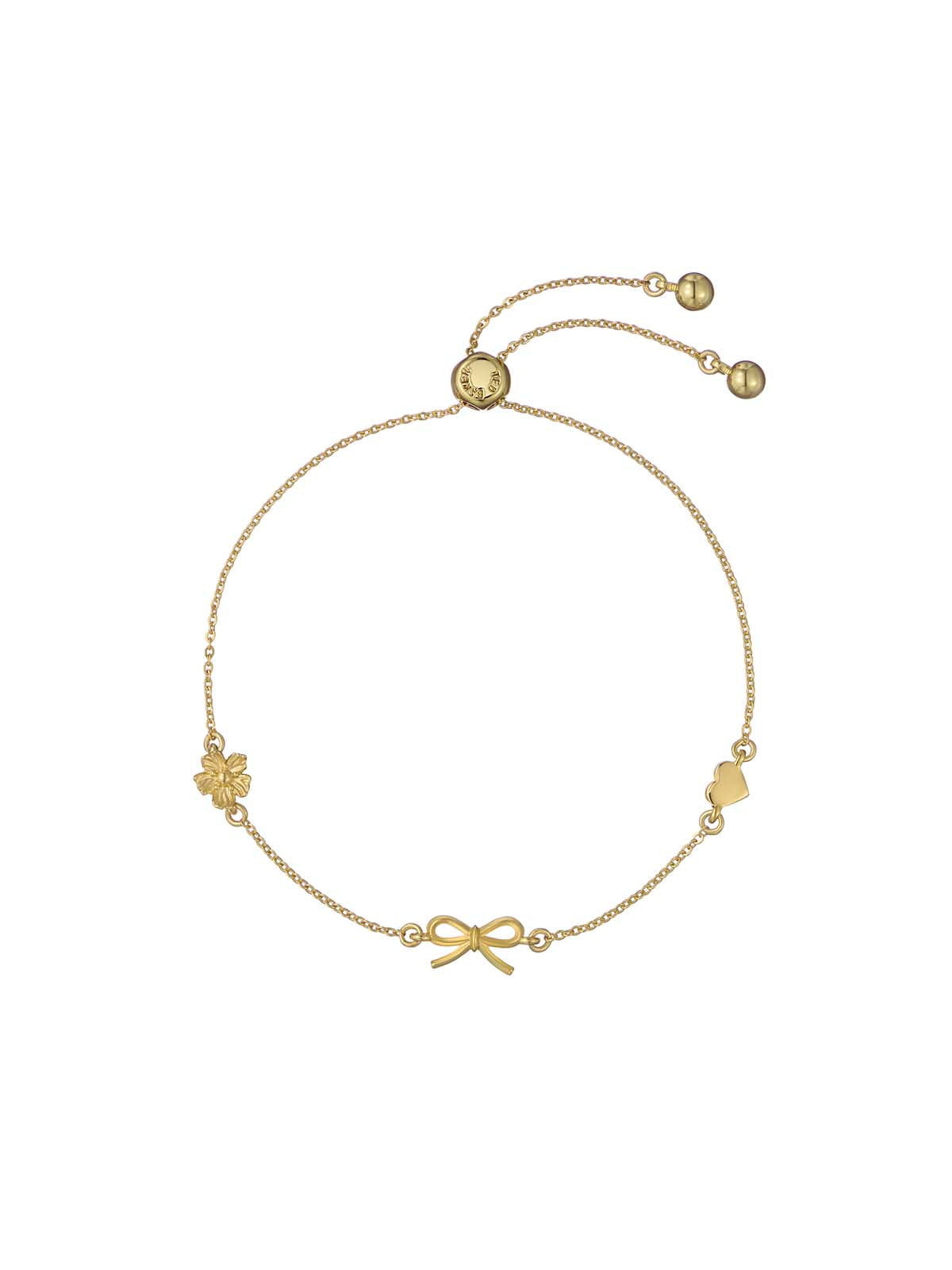 Ilona Mini Icons Adjustable Bracelet Gold