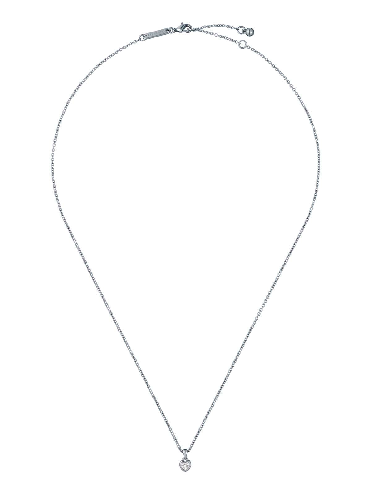Harlow Mini Crystal Heart Pendant Necklace Crystal