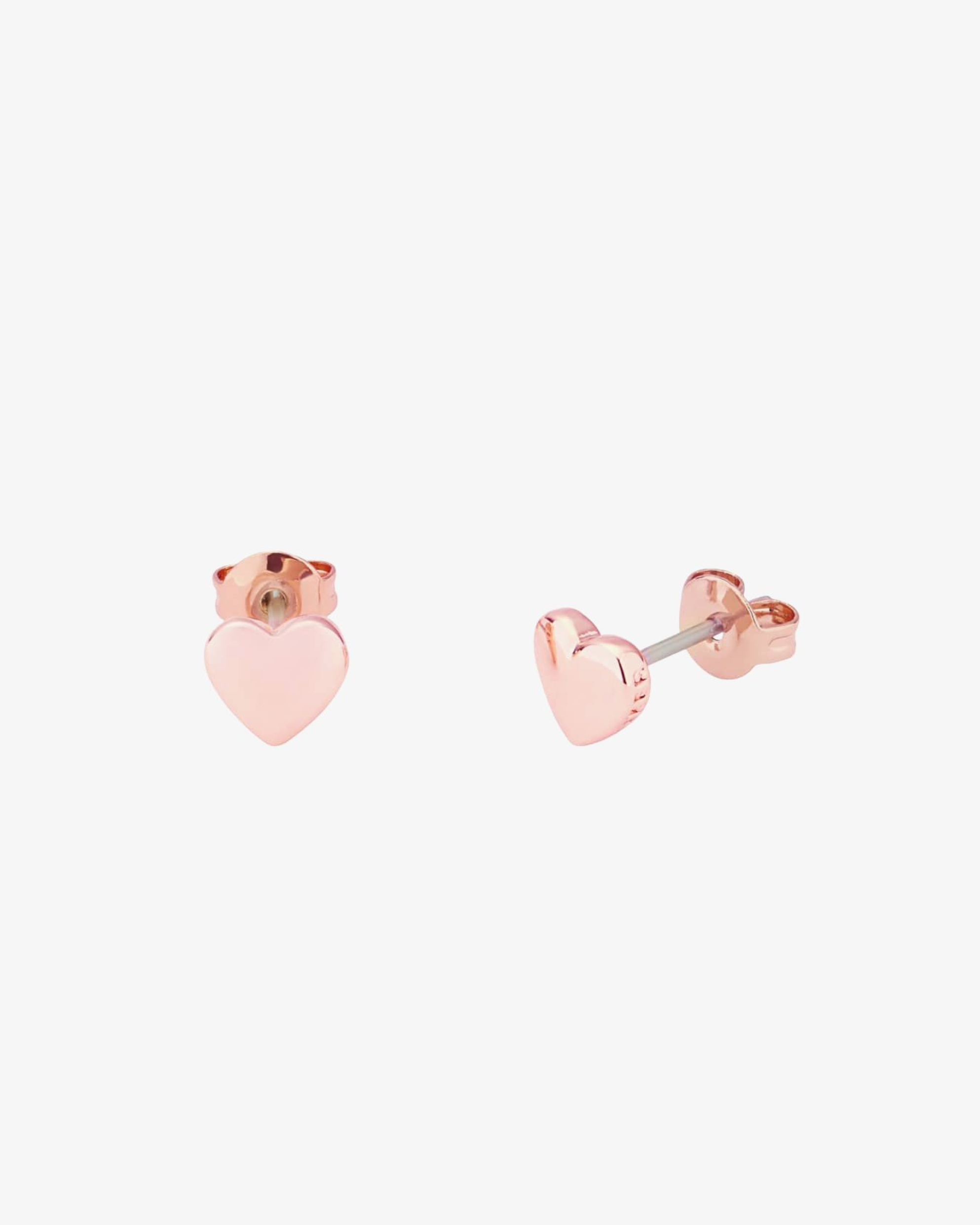 Harly Tiny Heart Stud Earring Rose Gold