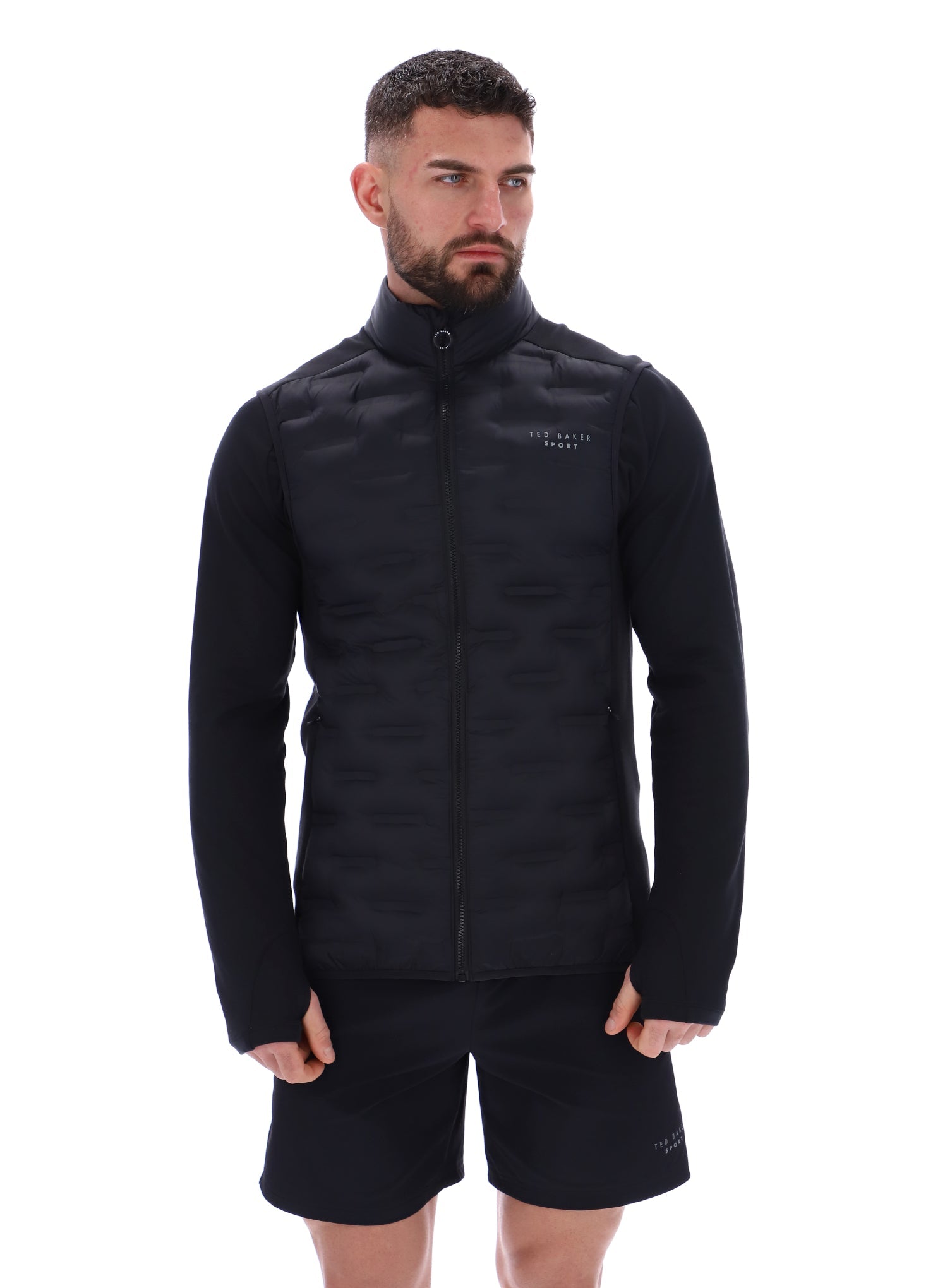 JEREMY Quilted Gilet Black