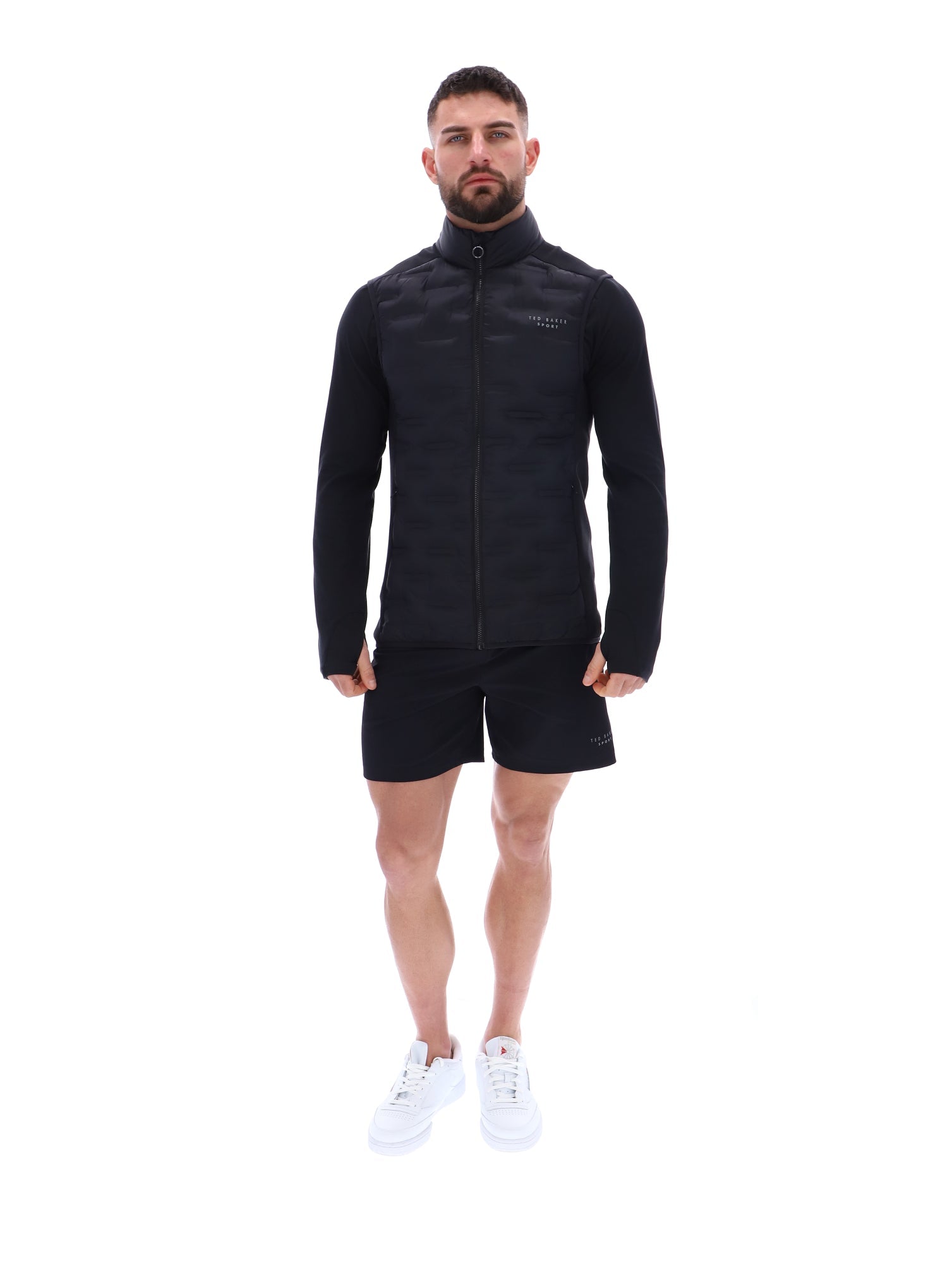 JEREMY Quilted Gilet Black